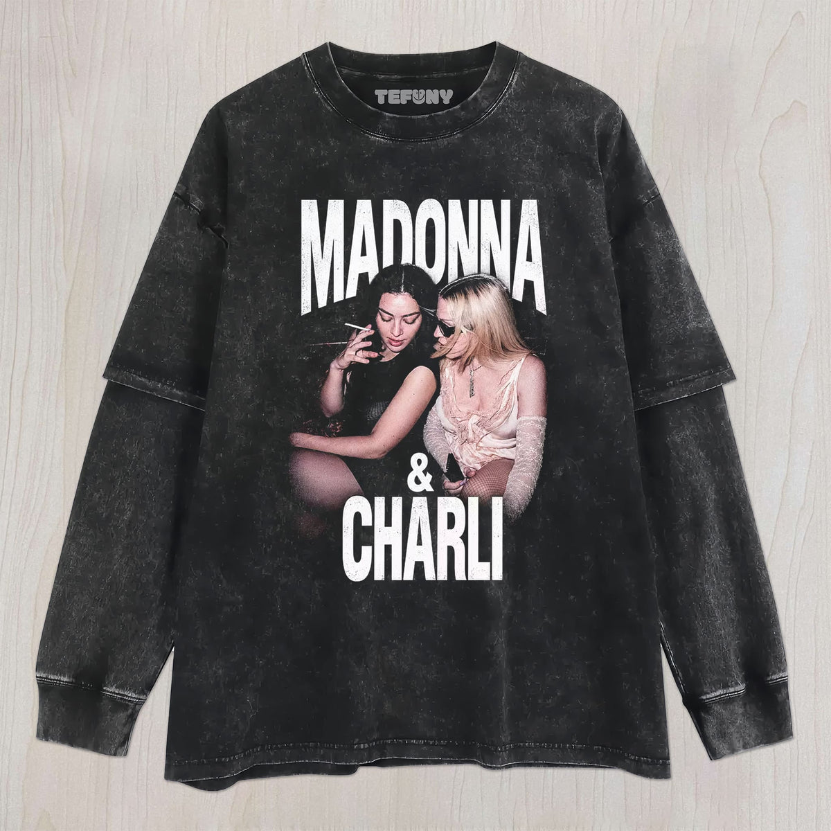 MADONNA & CHARLI XCX V2 UNISEX TEE, TANK TOP, LAYERED LS, SWEATSHIRT & HOODIE