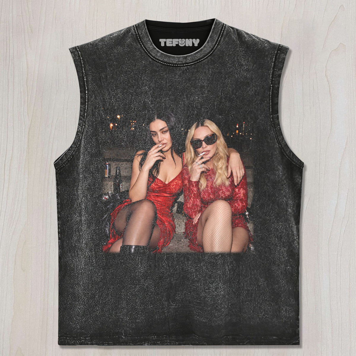MADONNA & CHARLI XCX V5 UNISEX TEE, TANK TOP, LAYERED LS, SWEATSHIRT & HOODIE