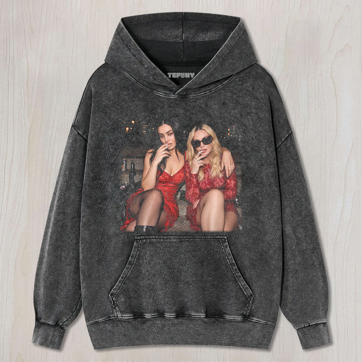 MADONNA & CHARLI XCX V5 UNISEX TEE, TANK TOP, LAYERED LS, SWEATSHIRT & HOODIE