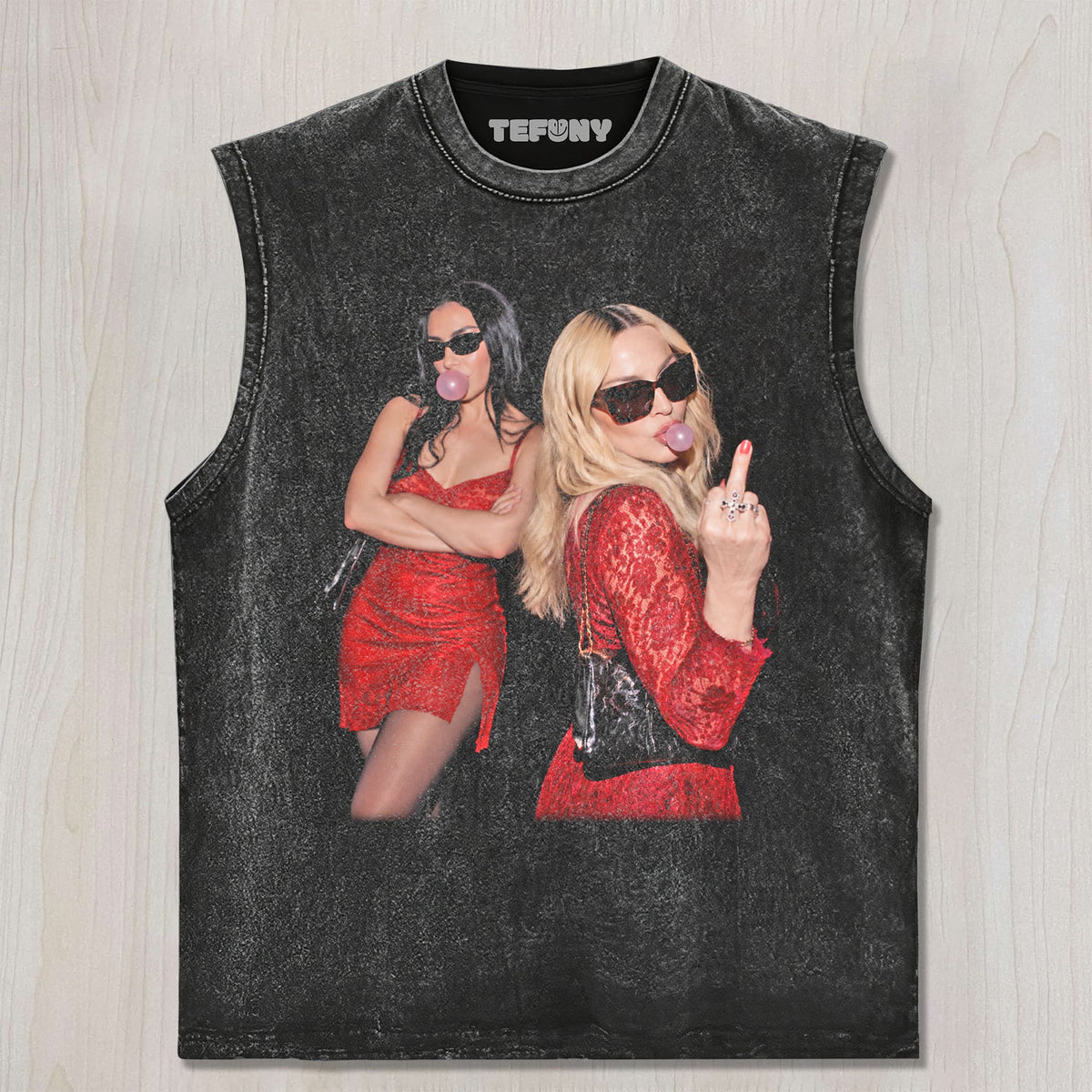 MADONNA & CHARLI XCX V7 UNISEX TEE, TANK TOP, LAYERED LS, SWEATSHIRT & HOODIE