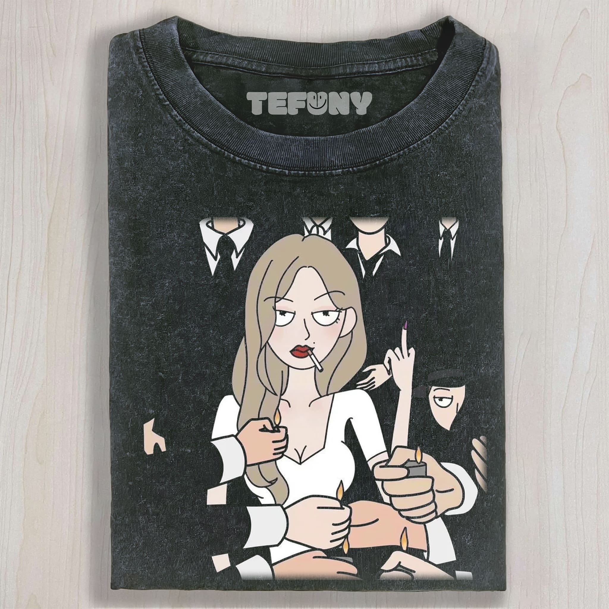 MALÈNA & CARTOON UNISEX TEE, TANK TOP, LAYERED LS, SWEATSHIRT & HOODIE