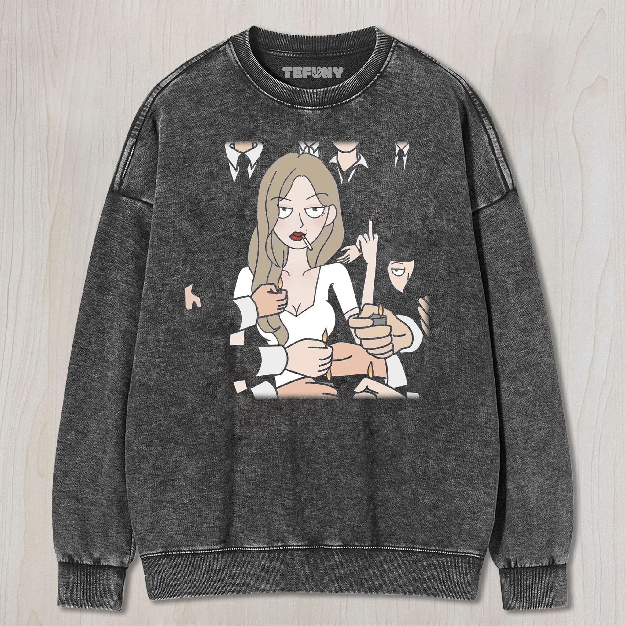 MALÈNA & CARTOON UNISEX TEE, TANK TOP, LAYERED LS, SWEATSHIRT & HOODIE