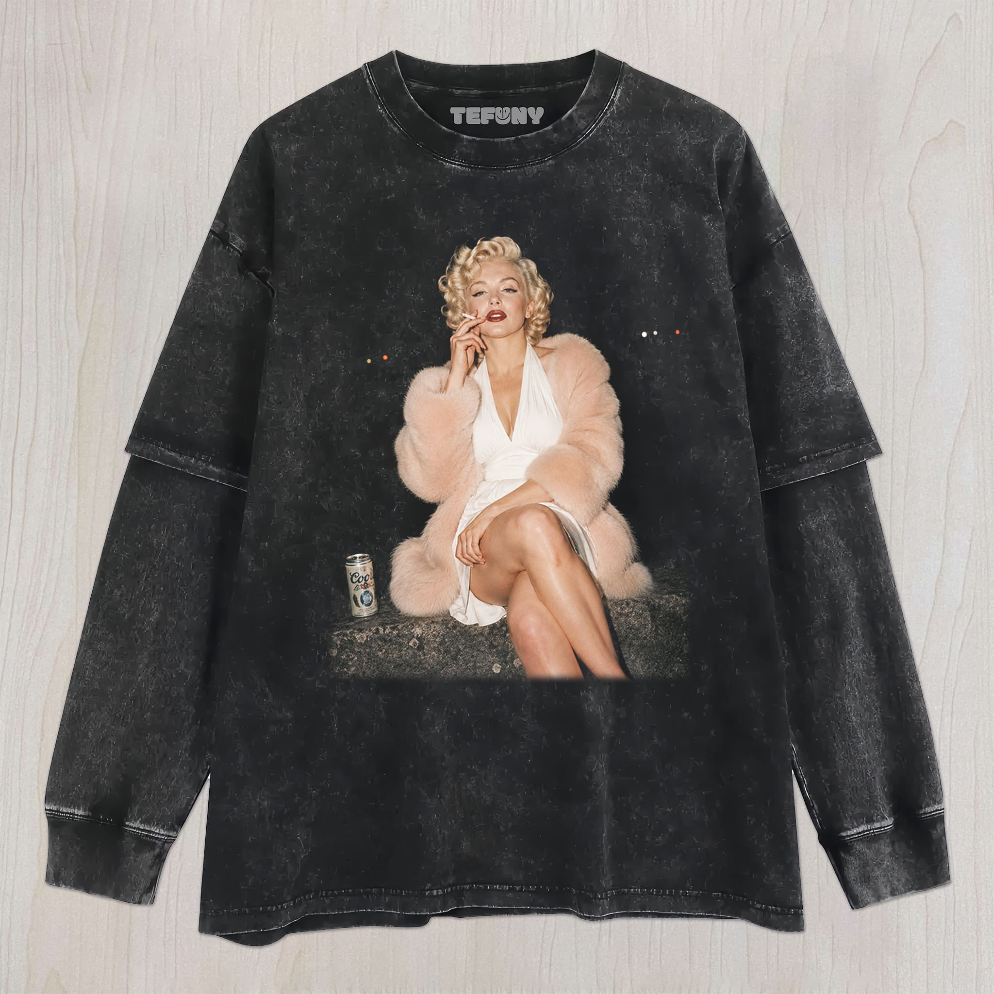MARILYN MONROE EMO UNISEX TEE, TANK TOP, LAYERED LS, SWEATSHIRT & HOODIE