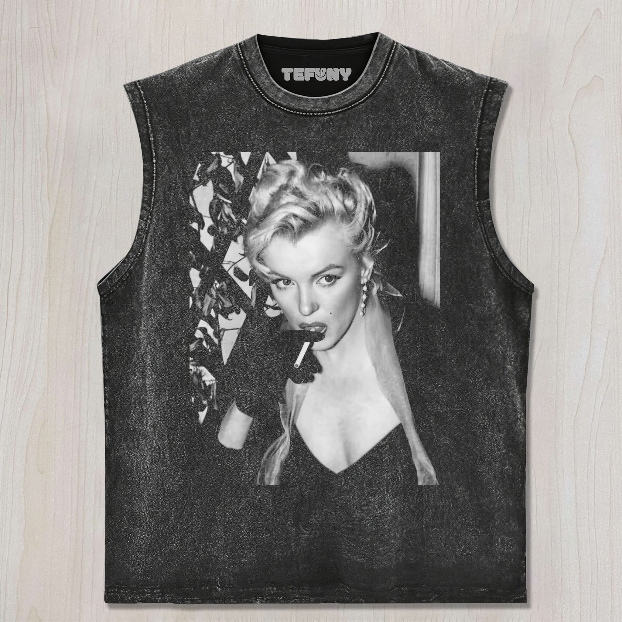 MARILYN MONROE SMOKING UNISEX TEE, TANK TOP, LAYERED LS, SWEATSHIRT & HOODIE