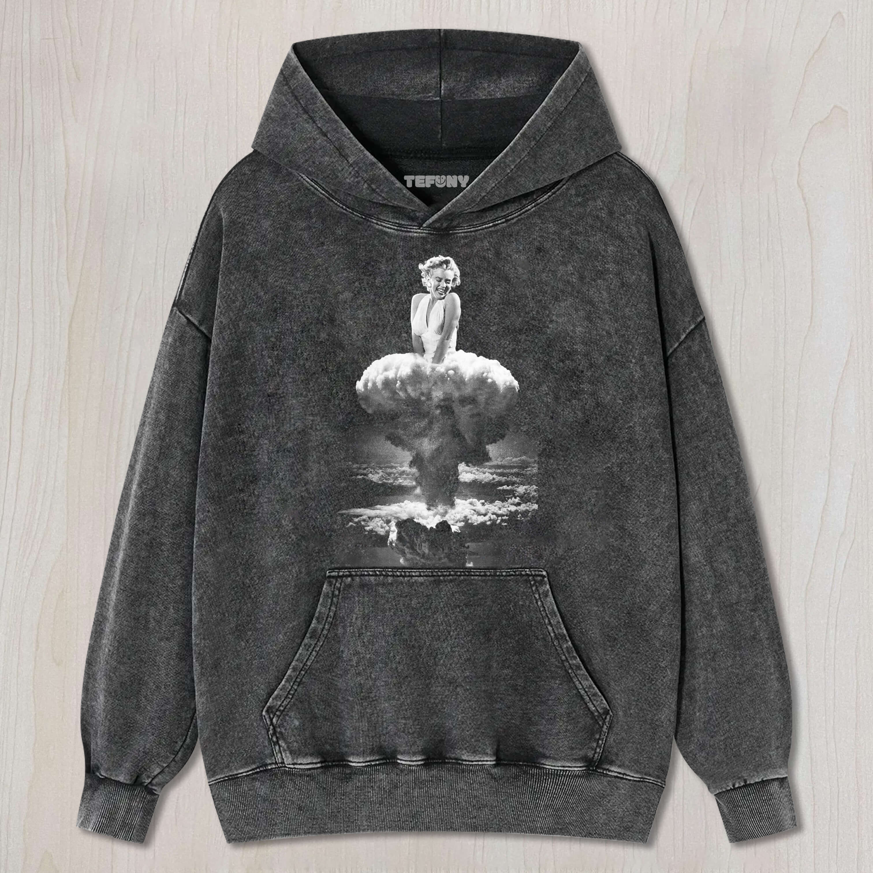 MARILYN MONROE MUSHROOM CLOUD TEE & SWEAT & HOOD