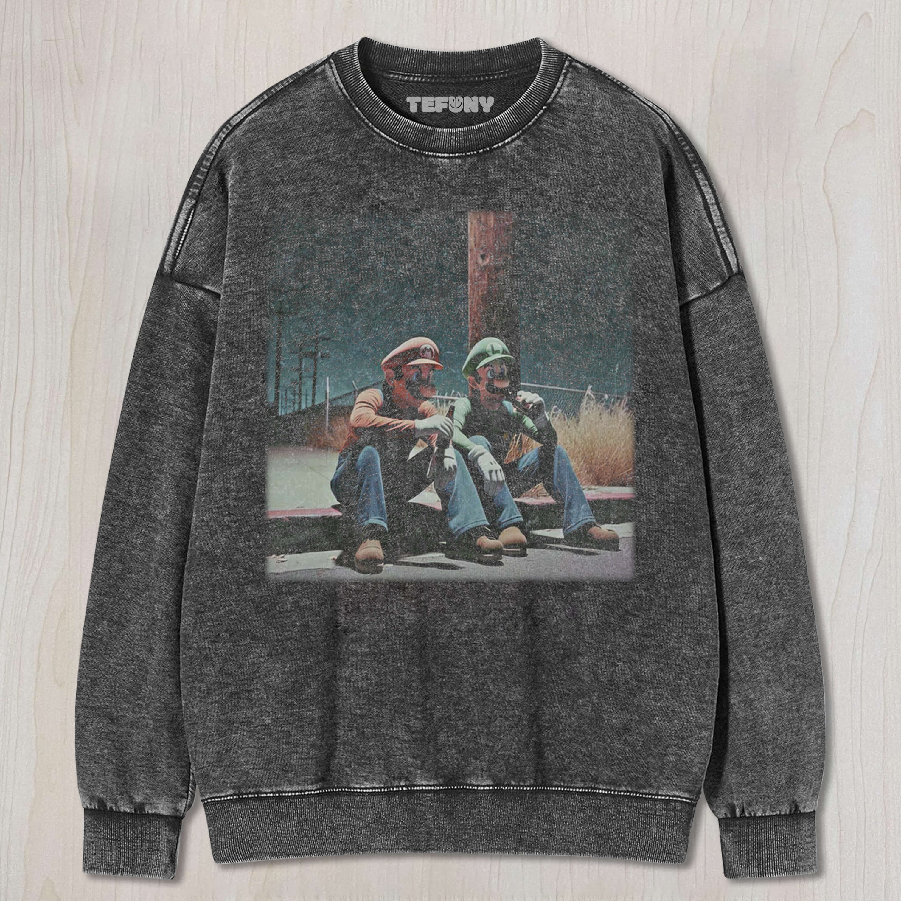 MARIO DRINKING COMFORT COLORS T-SHIRT