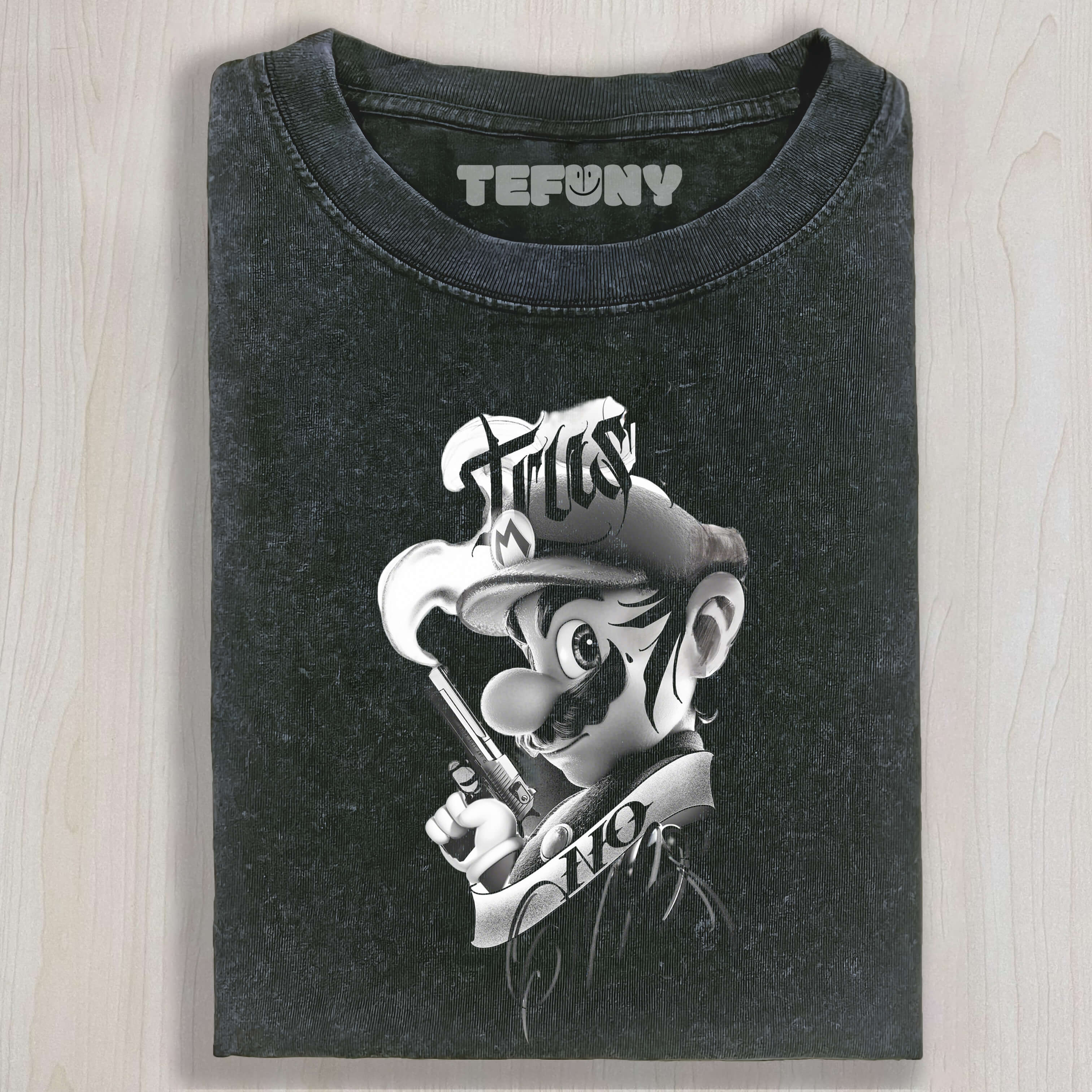 MARIO WITH A GUN TEE & SWEAT & HOOD