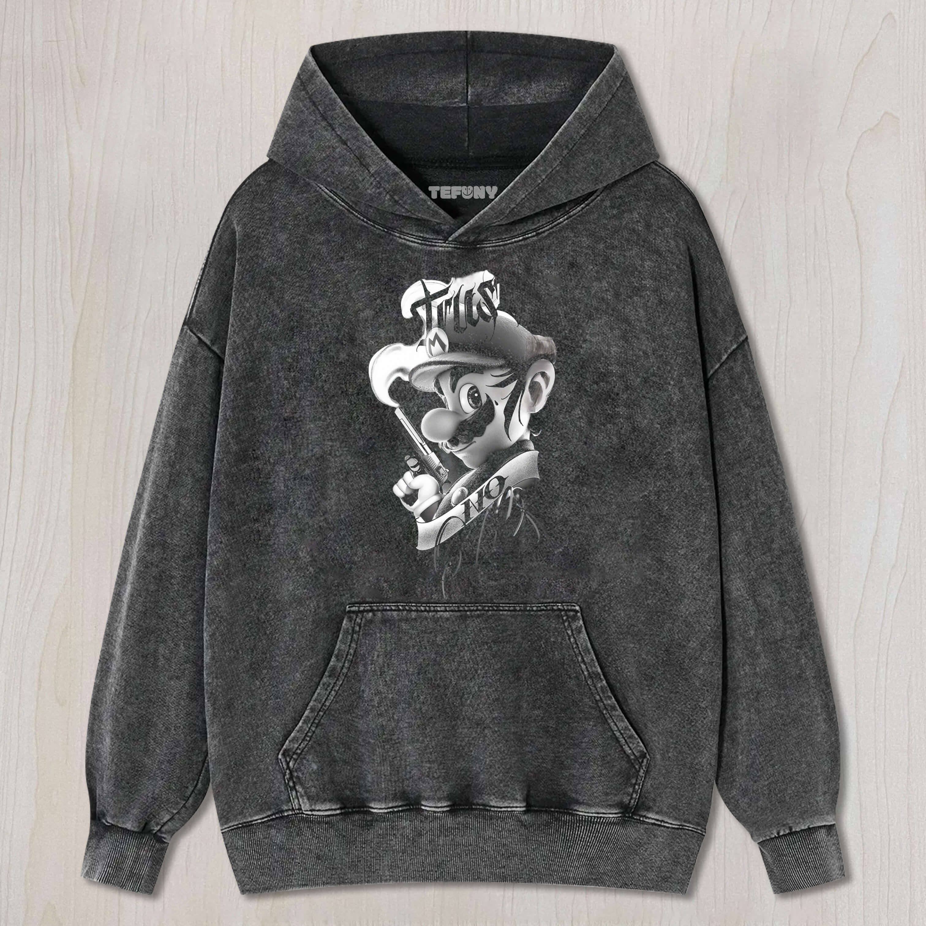 MARIO WITH A GUN TEE & SWEAT & HOOD