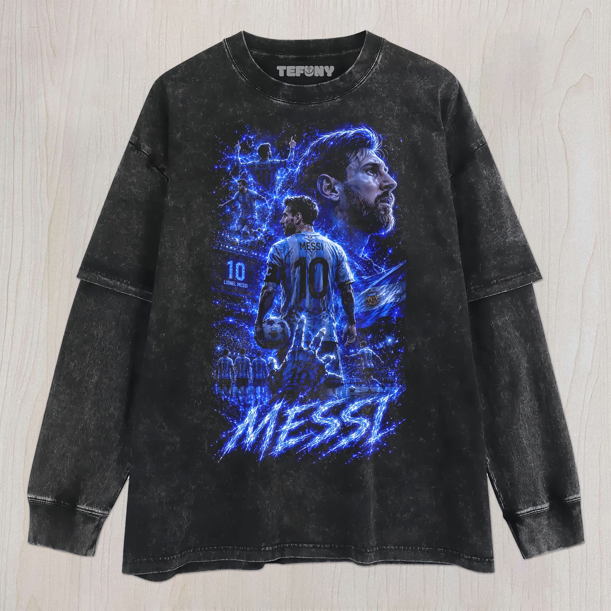 MESSI V4 UNISEX TEE, TANK TOP, LAYERED LS, SWEATSHIRT & HOODIE