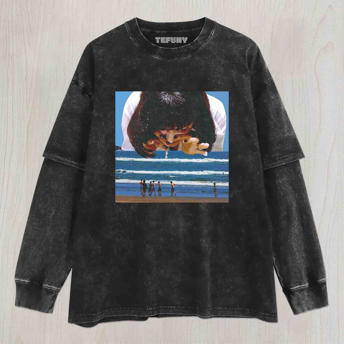 MIA WALLACE SUCKS THE SEA T-SHIRT