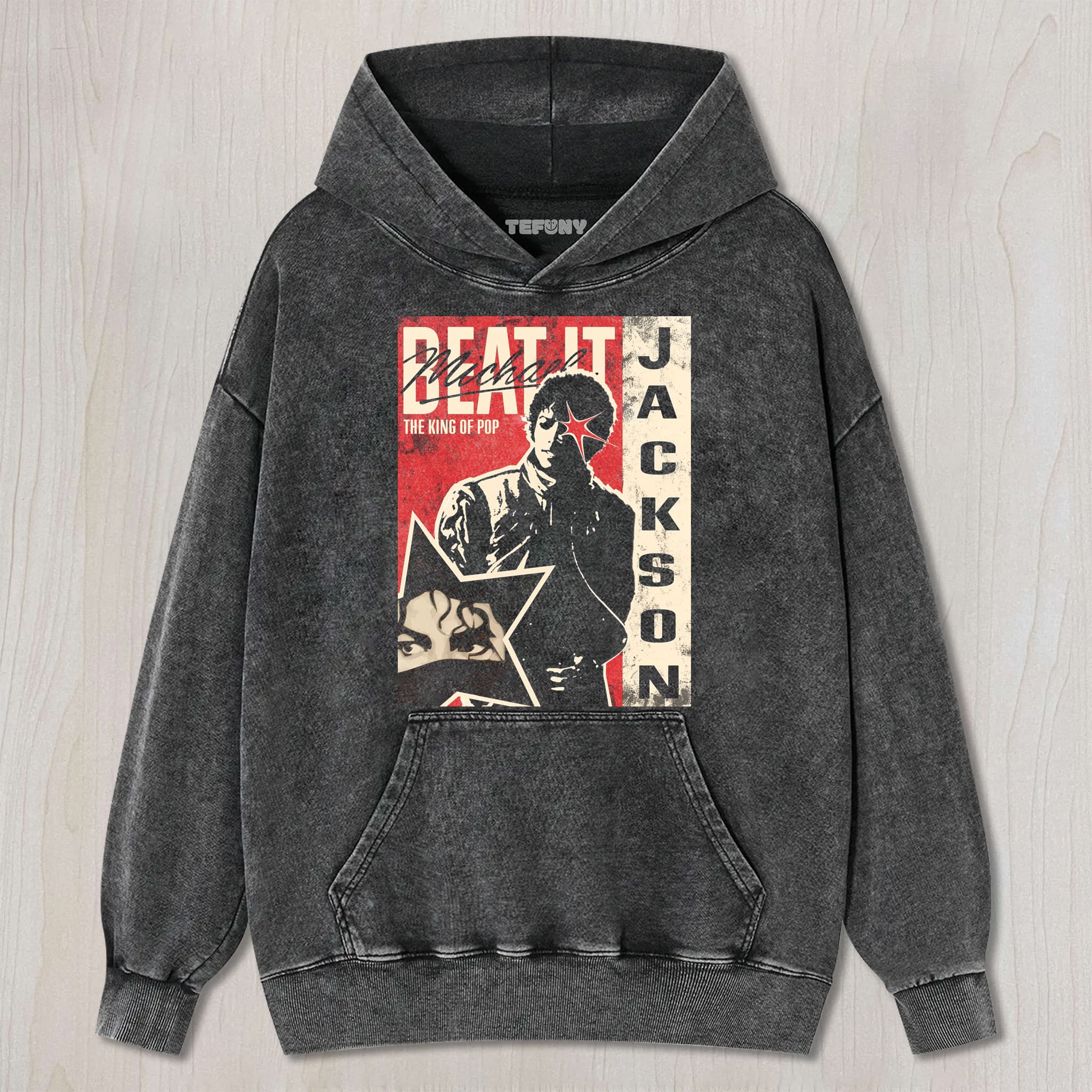 MICHAEL JACKSON RETRO POSTER UNISEX TEE, TANK TOP, LAYERED LS, SWEATSHIRT & HOODIE