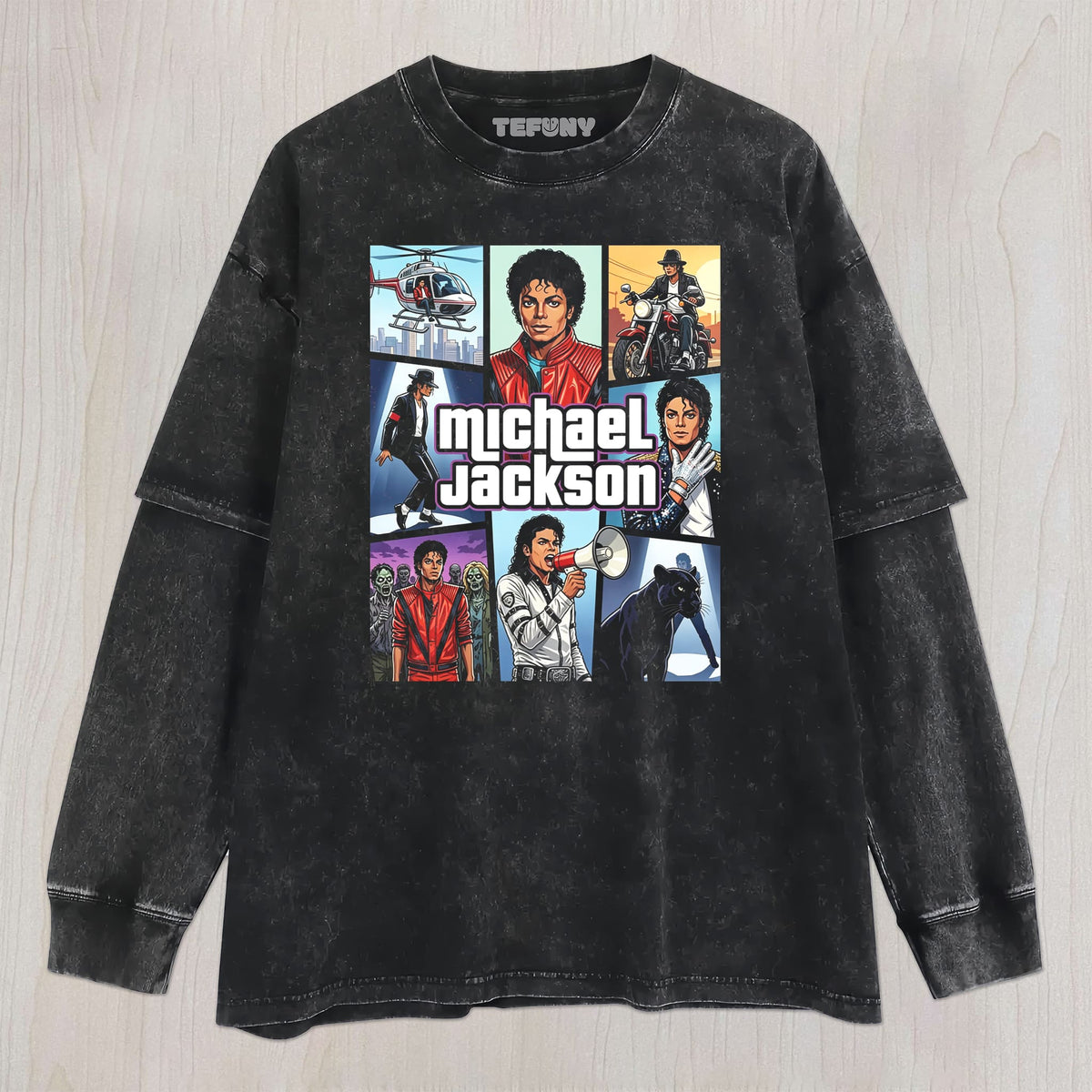 MICHAEL JACKSON UNISEX TEE, TANK TOP, LAYERED LS, SWEATSHIRT & HOODIE