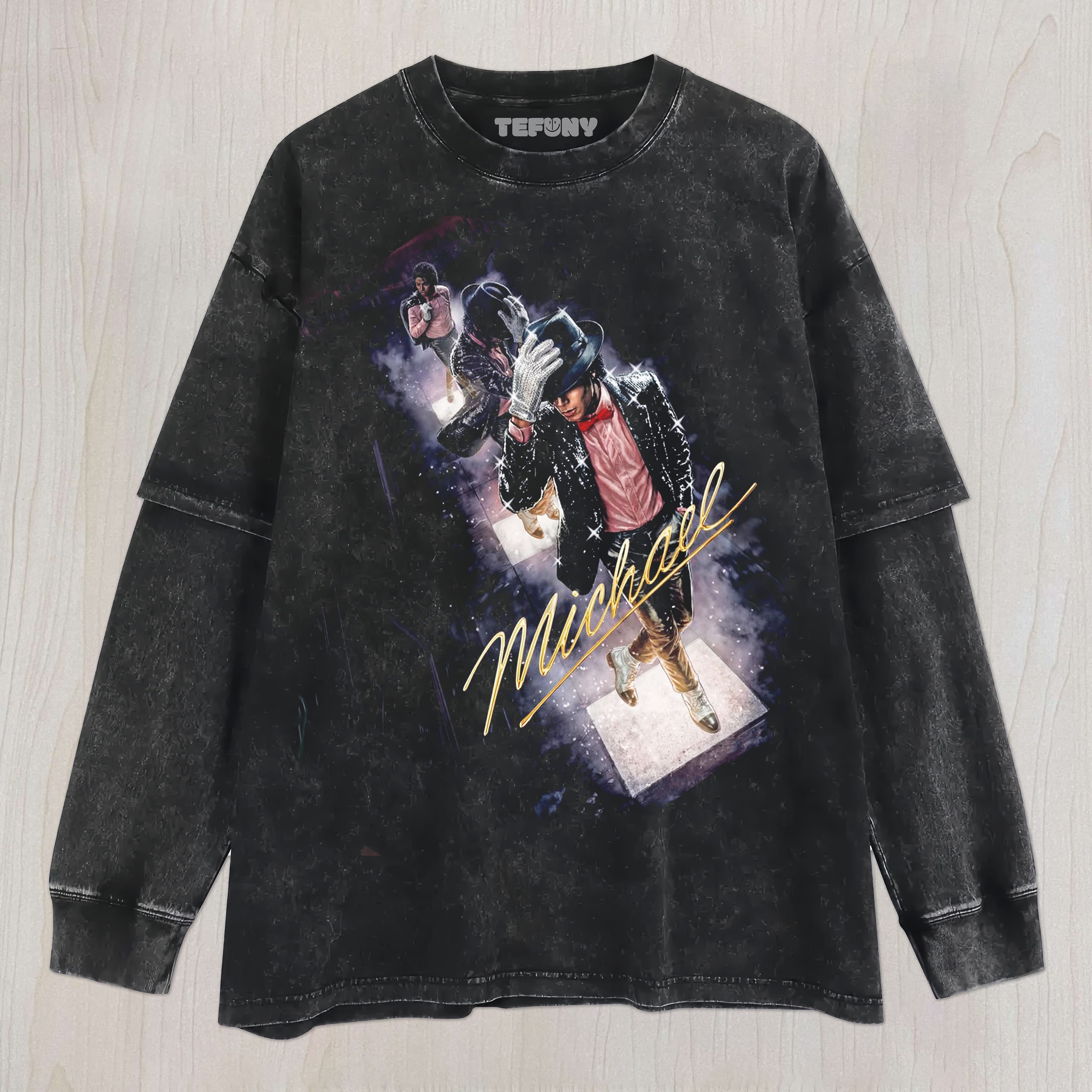 MICHAEL JACKSON N1 UNISEX TEE, TANK TOP, LAYERED LS, SWEATSHIRT & HOODIE
