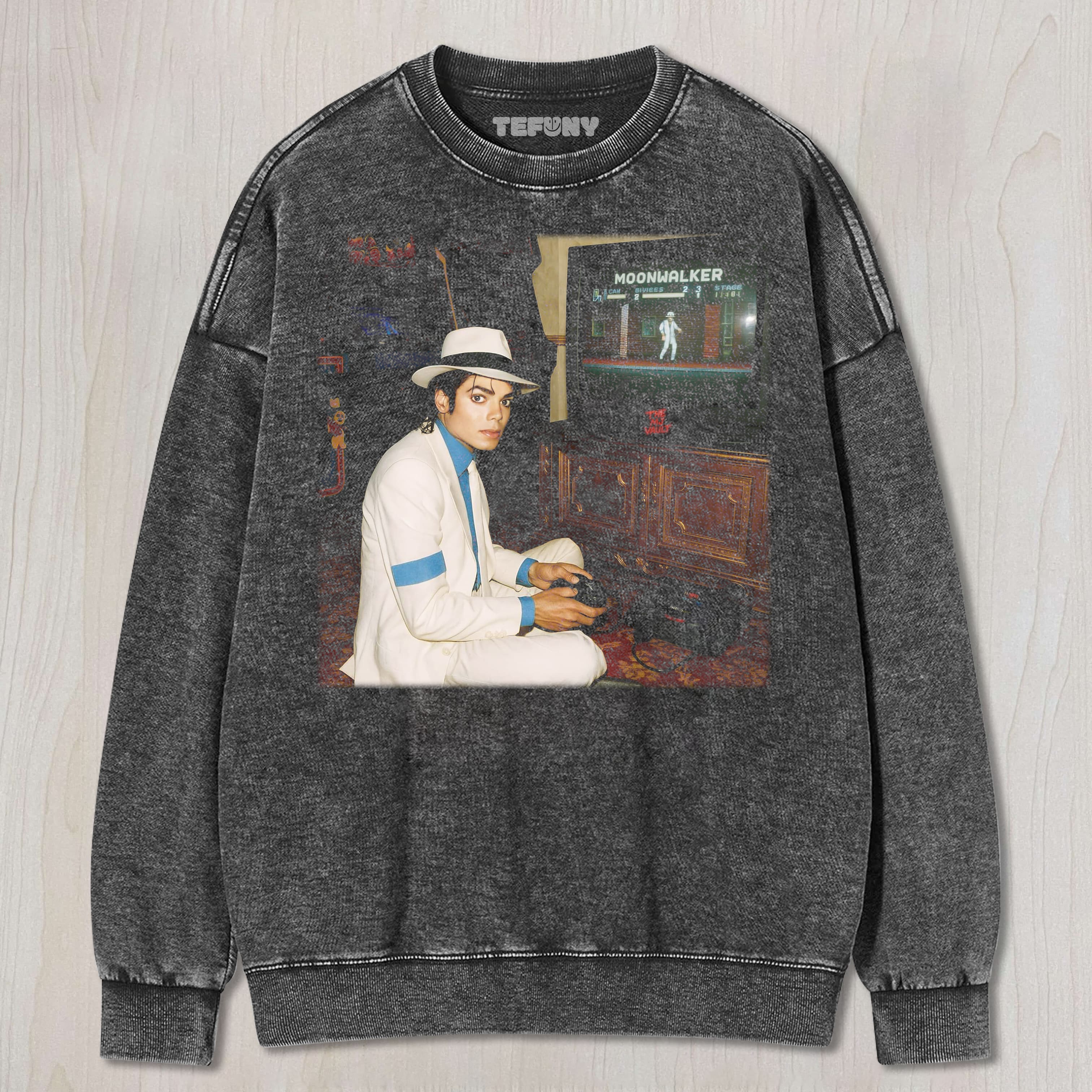 MICHAEL JACKSON RETRO GAMES UNISEX TEE, TANK TOP, LAYERED LS, SWEATSHIRT & HOODIE