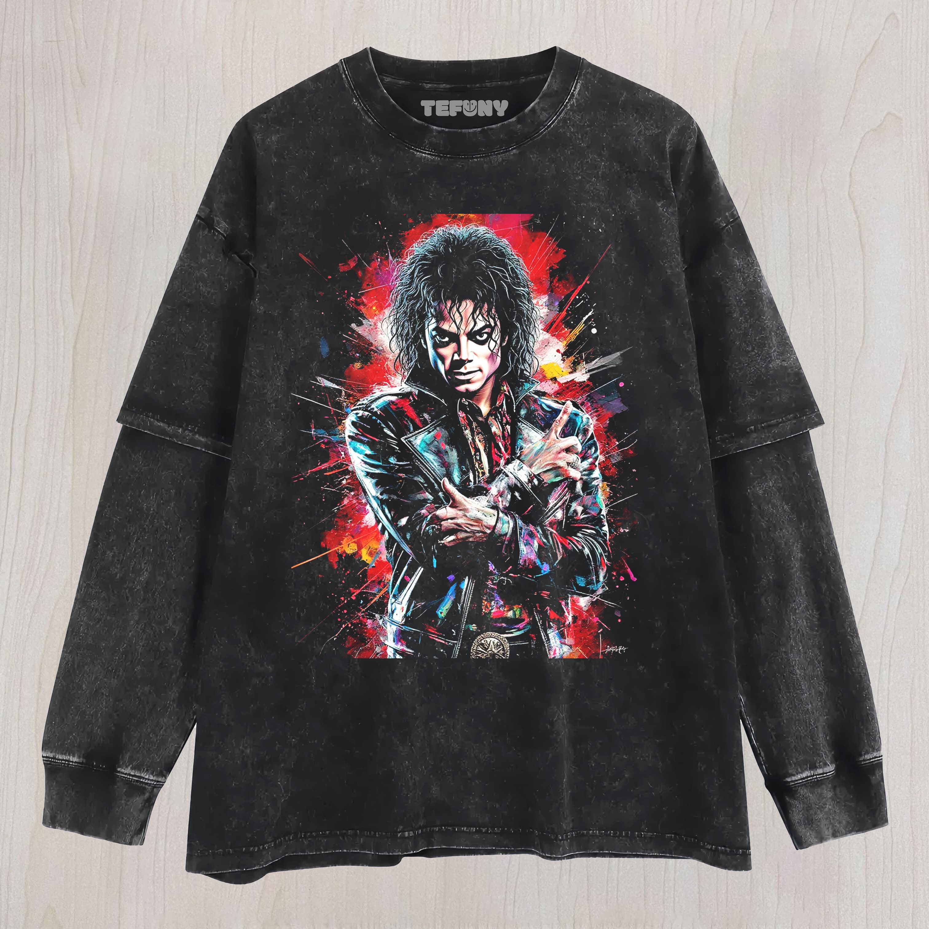 MICHAEL JACKSON V6 UNISEX TEE, TANK TOP, LAYERED LS, SWEATSHIRT & HOODIE