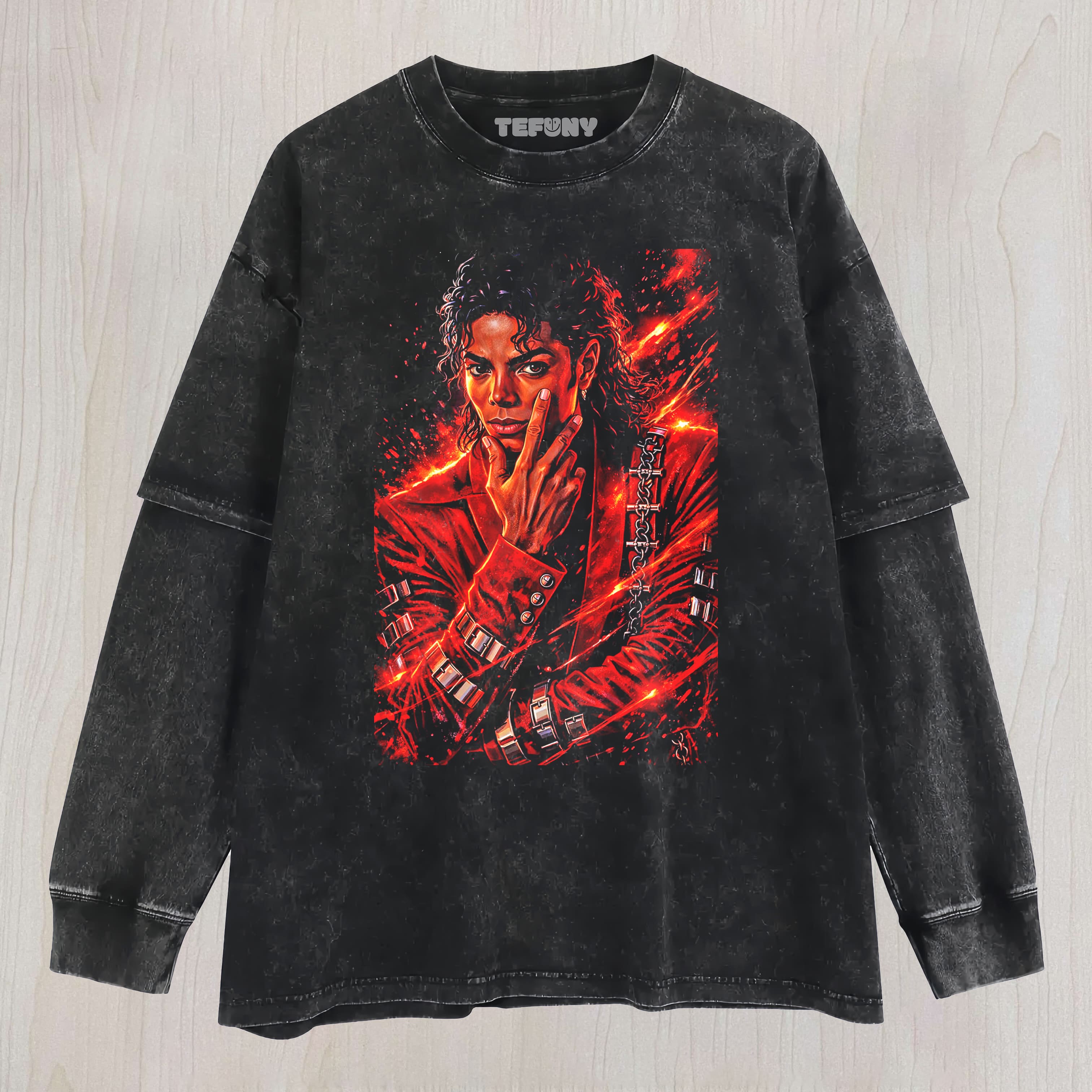 MICHAEL JACKSON V7 UNISEX TEE, TANK TOP, LAYERED LS, SWEATSHIRT & HOODIE