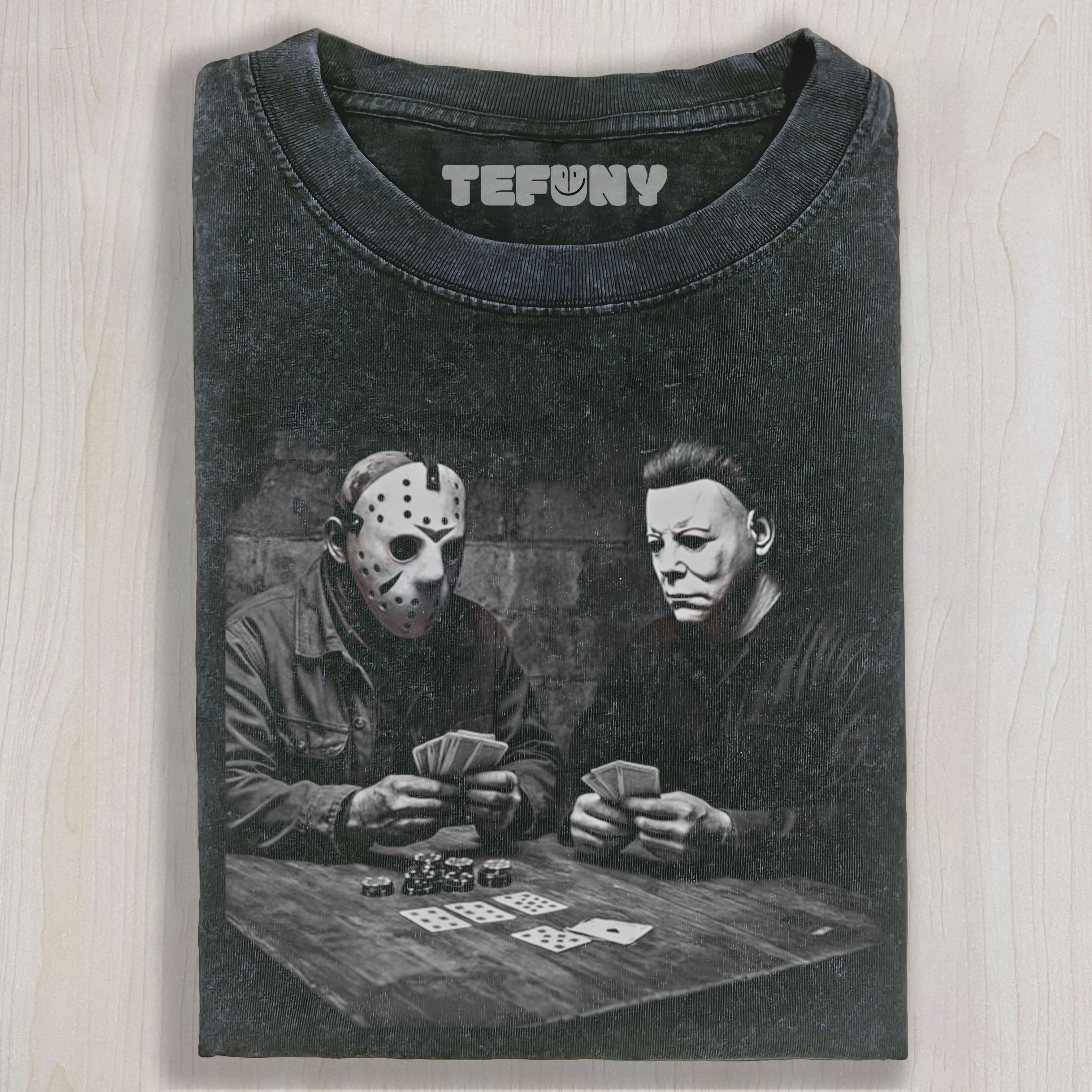 MICHAEL MYERS AND JASON UNISEX TEE, TANK TOP, LAYERED LS, SWEATSHIRT & HOODIE