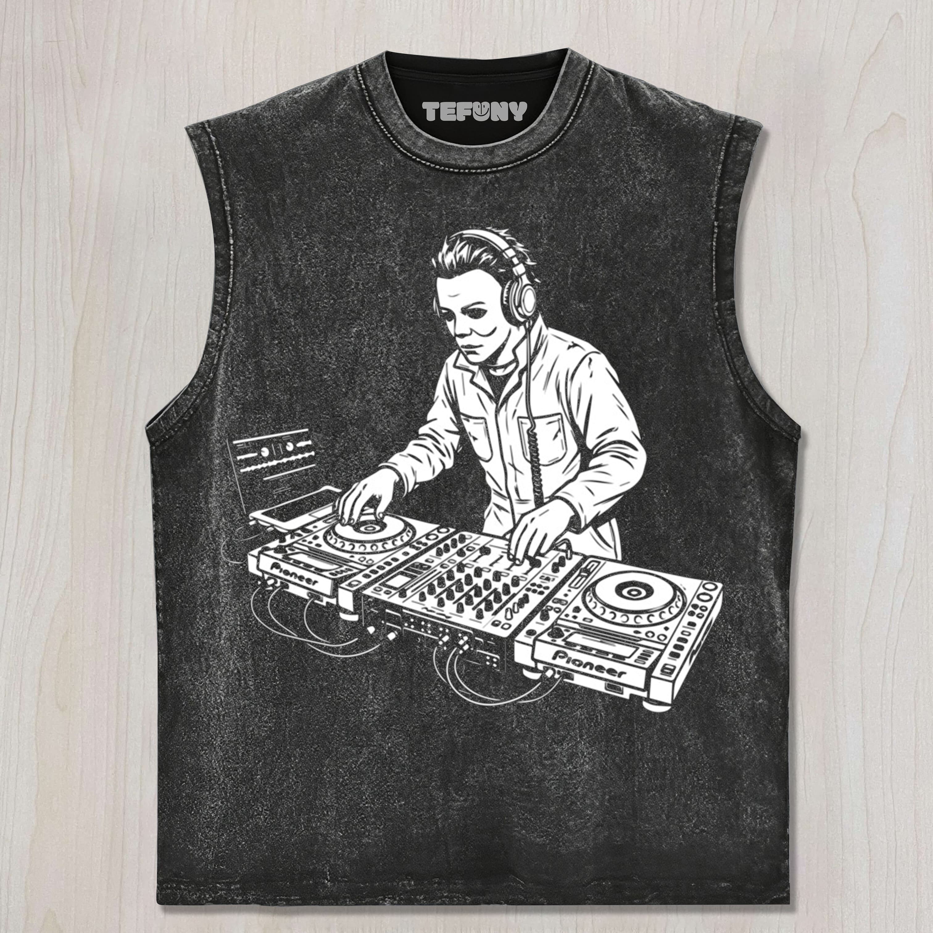 MICHAEL MYERS DJ UNISEX TEE, TANK TOP, LAYERED LS, SWEATSHIRT & HOODIE