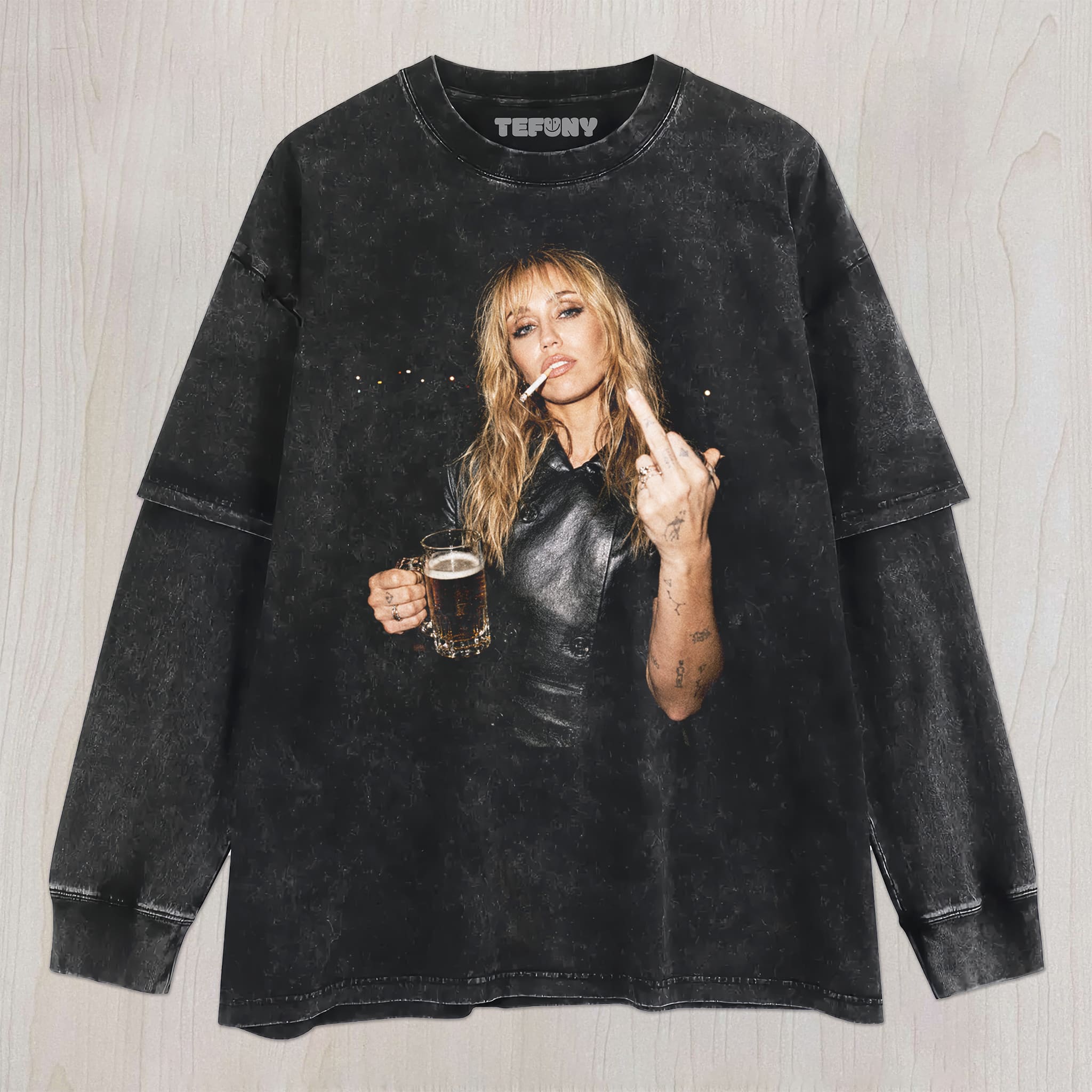 MILEY CYRUS N UNISEX TEE, TANK TOP, LAYERED LS, SWEATSHIRT & HOODIE