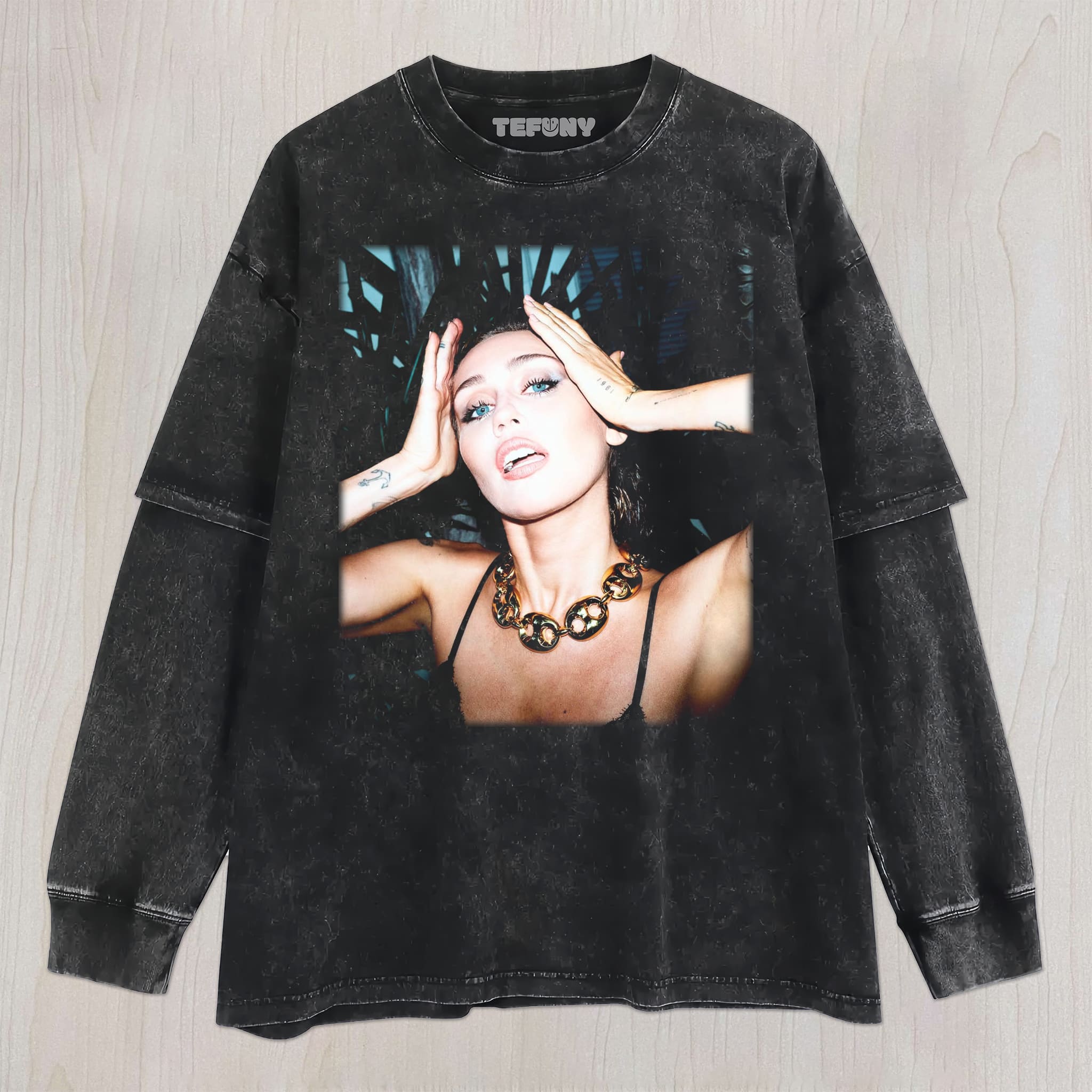 MILEY CYRUS V6 UNISEX TEE, TANK TOP, LAYERED LS, SWEATSHIRT & HOODIE