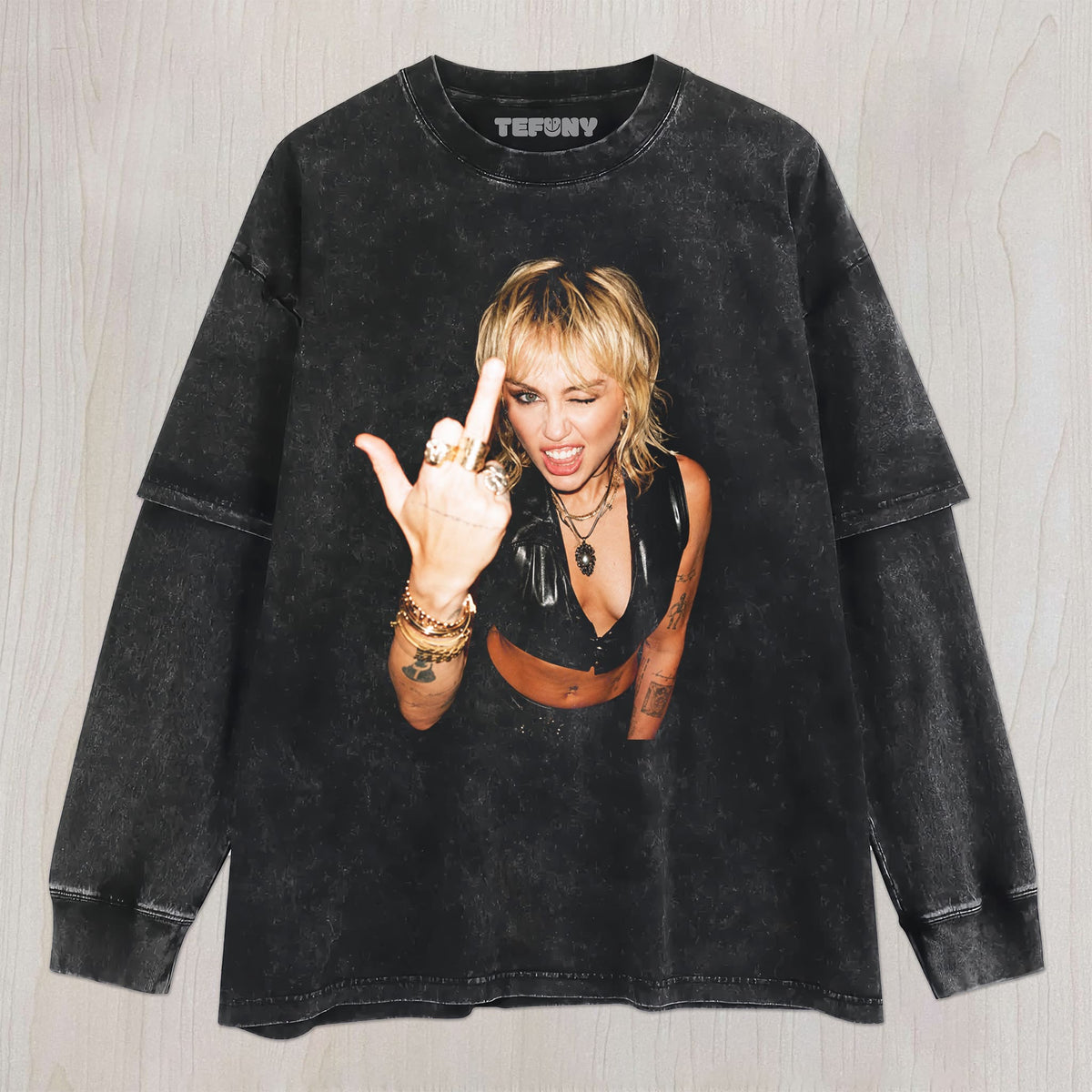 MILEY N6 UNISEX TEE, TANK TOP, LAYERED LS, SWEATSHIRT & HOODIE