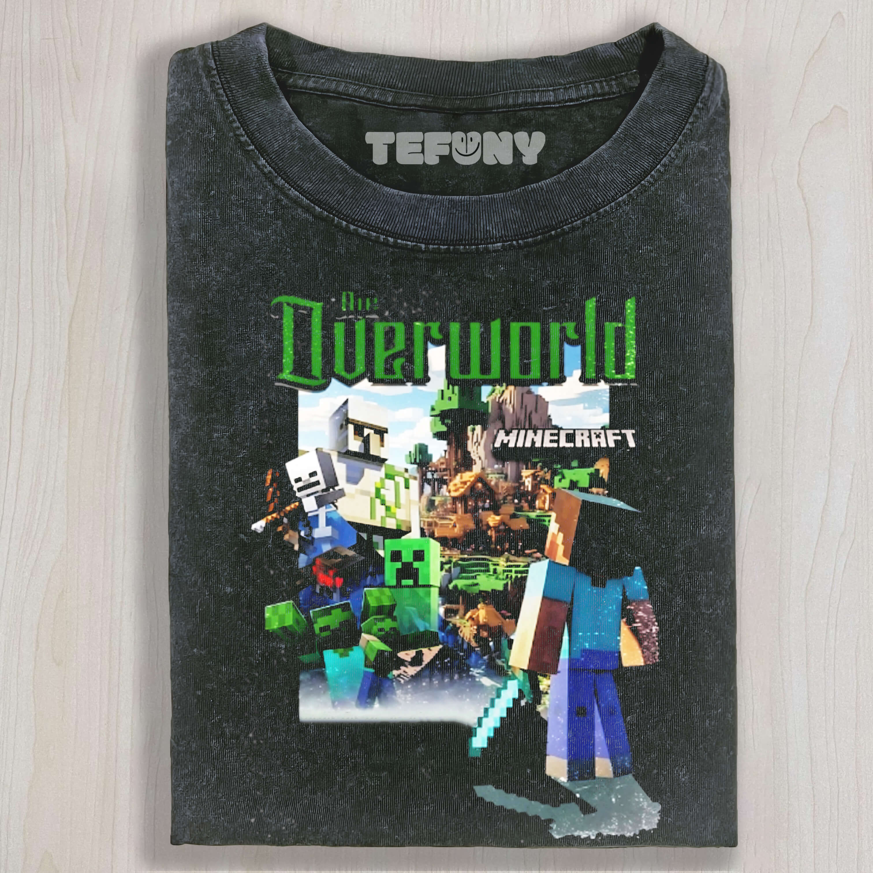 MINECRAFT THE OVERWORLD TEE & SWEAT & HOOD