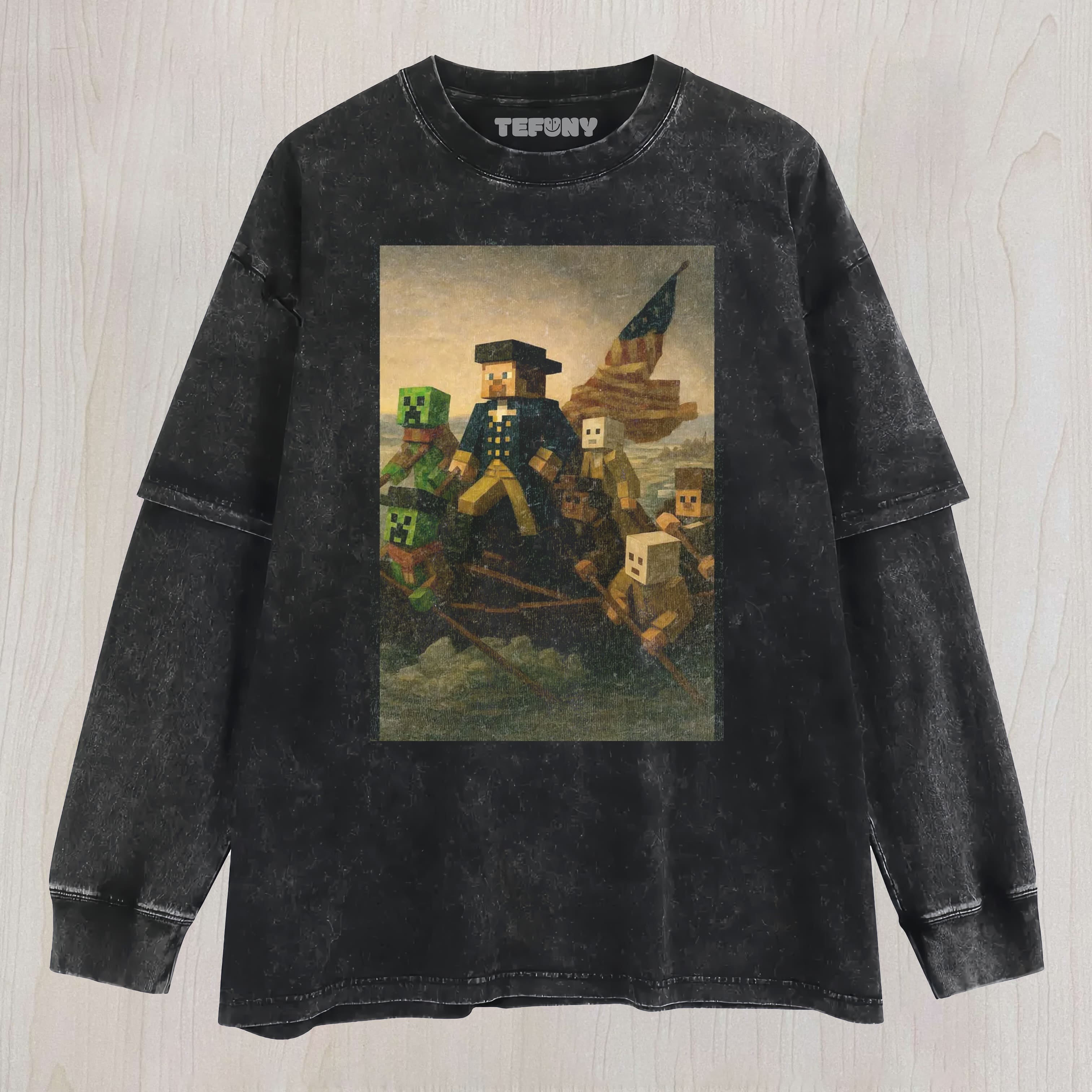 MINECRAFT UNISEX TEE, TANK TOP, LAYERED LS, SWEATSHIRT & HOODIE