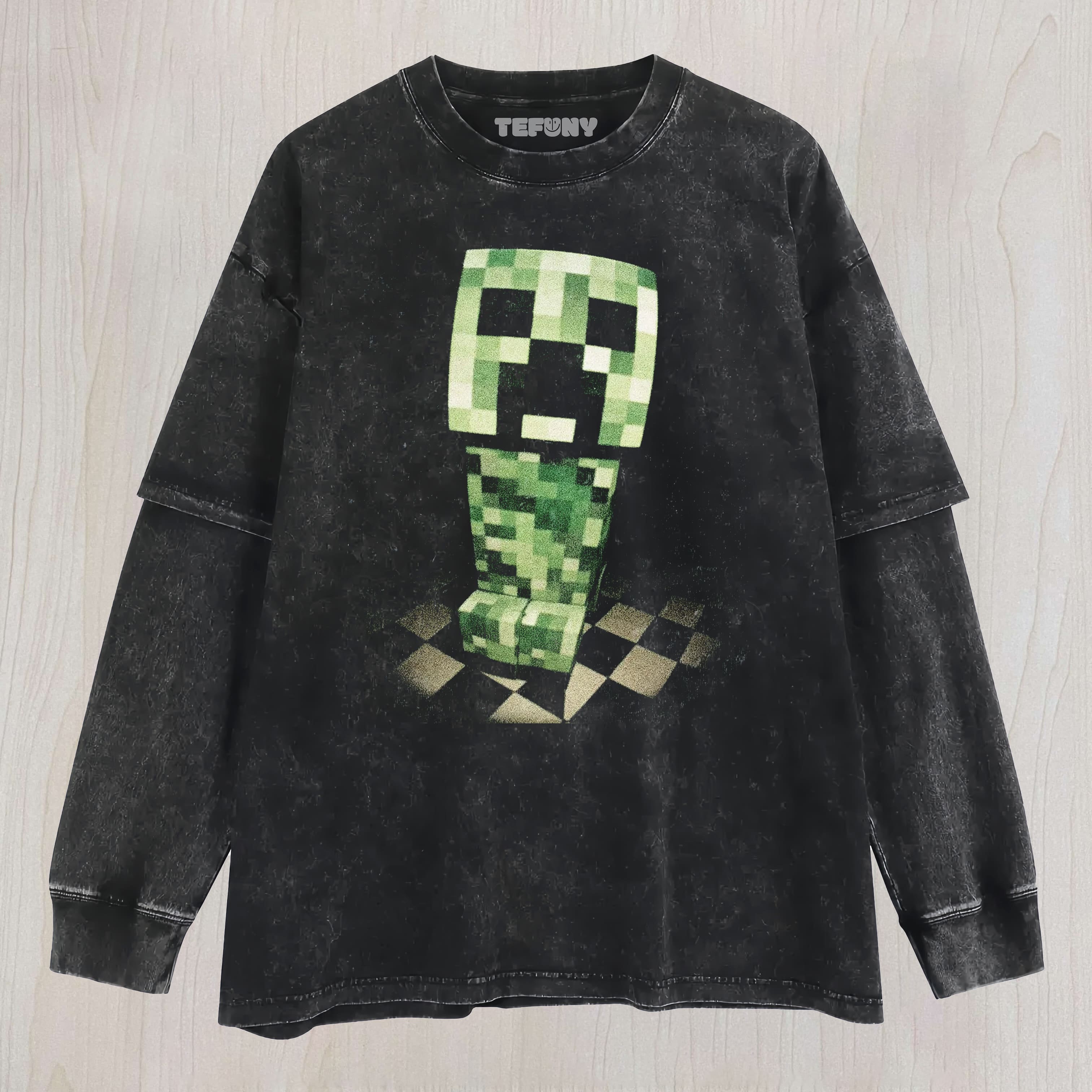 MINECRAFT V1 UNISEX TEE, TANK TOP, LAYERED LS, SWEATSHIRT & HOODIE