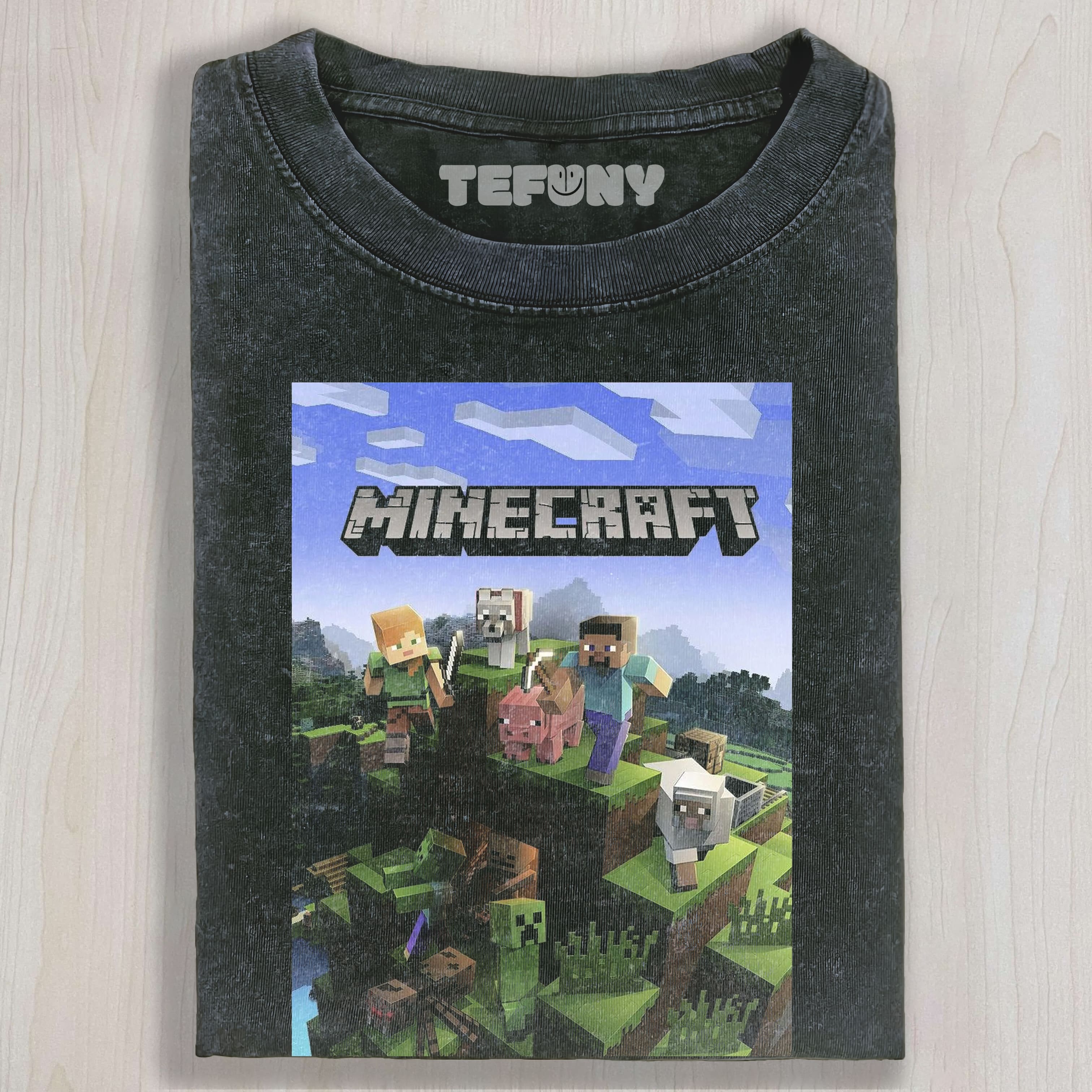 MINECRAFT V3 UNISEX TEE, TANK TOP, LAYERED LS, SWEATSHIRT & HOODIE