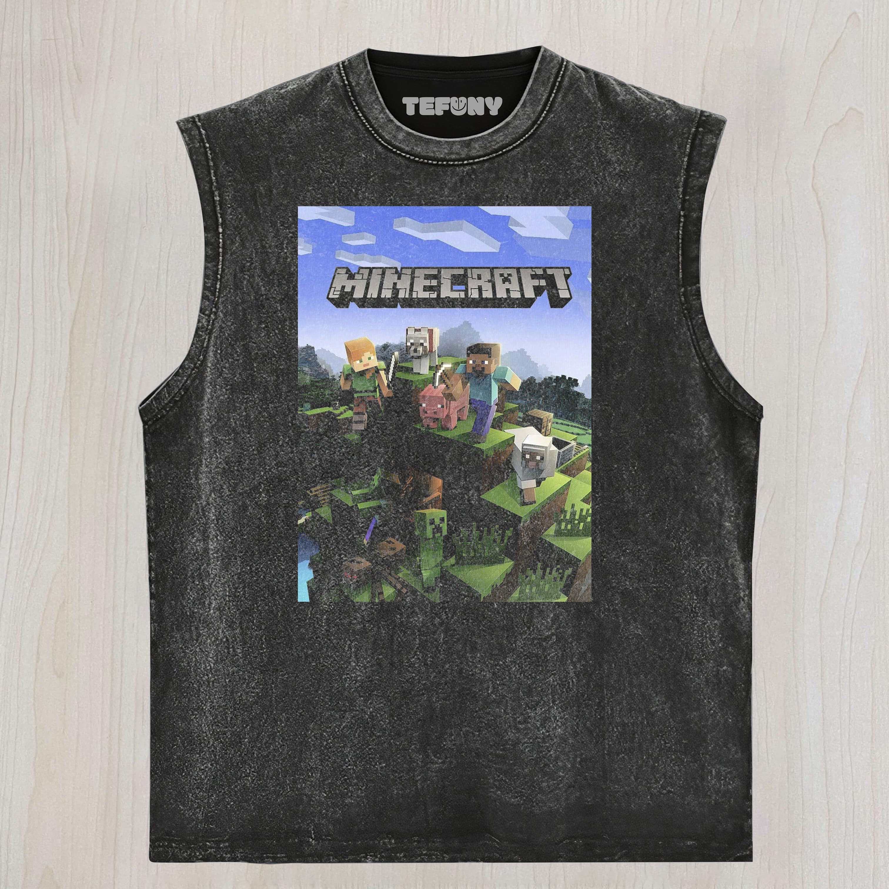 MINECRAFT V3 UNISEX TEE, TANK TOP, LAYERED LS, SWEATSHIRT & HOODIE