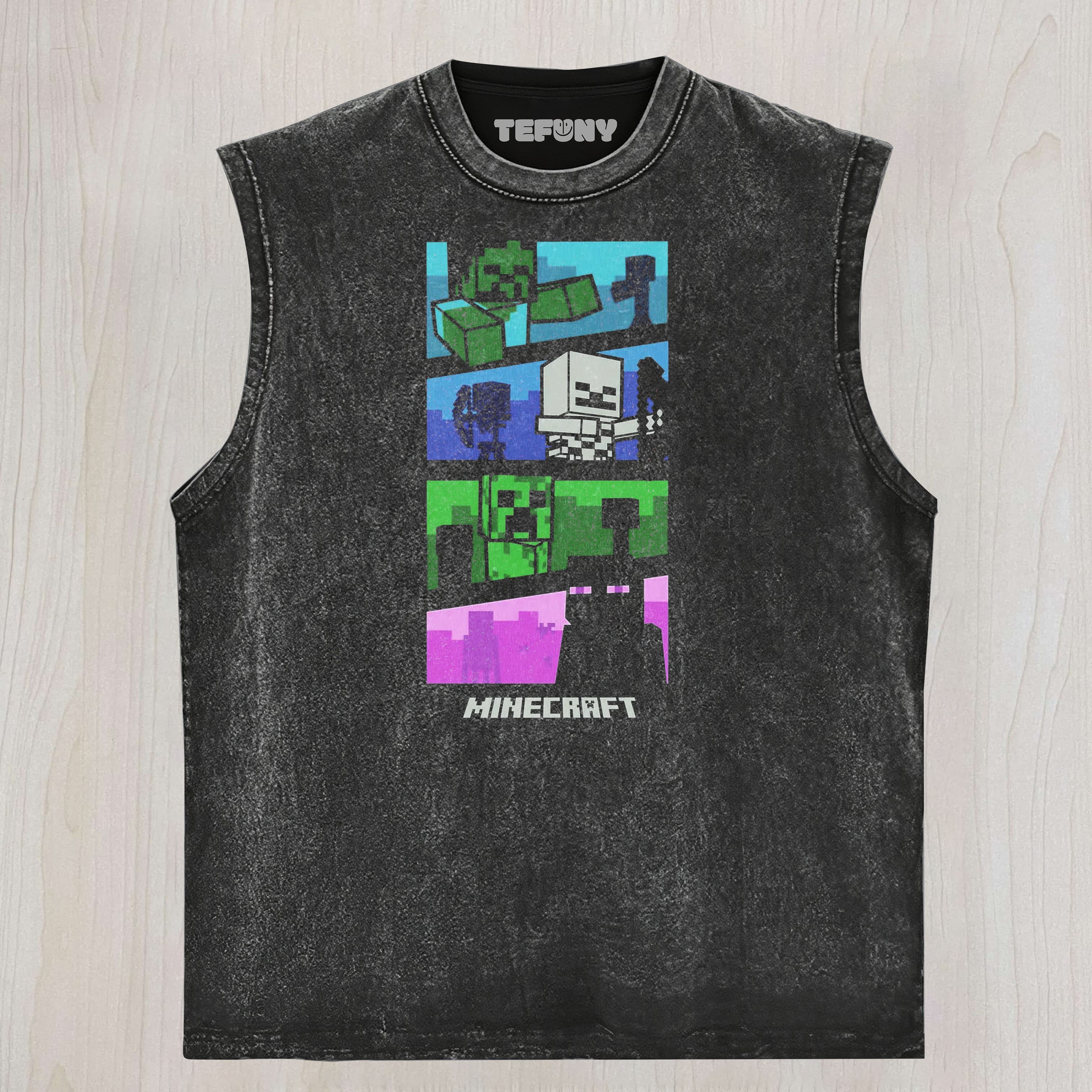 MINECRAFT V4 UNISEX TEE, TANK TOP, LAYERED LS, SWEATSHIRT & HOODIE
