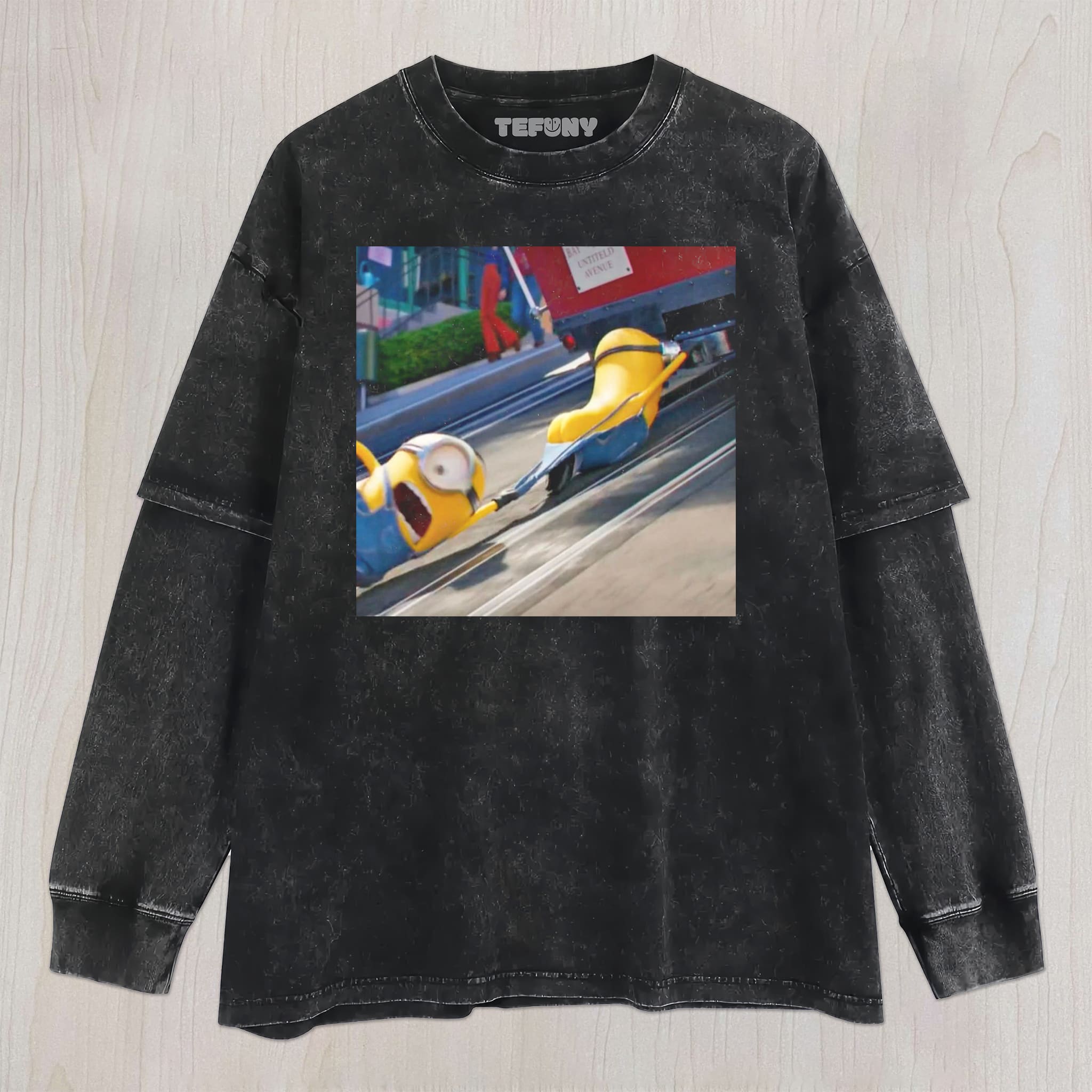 MINIONS FUNNY MEME UNISEX TEE, TANK TOP, LAYERED LS, SWEATSHIRT & HOODIE
