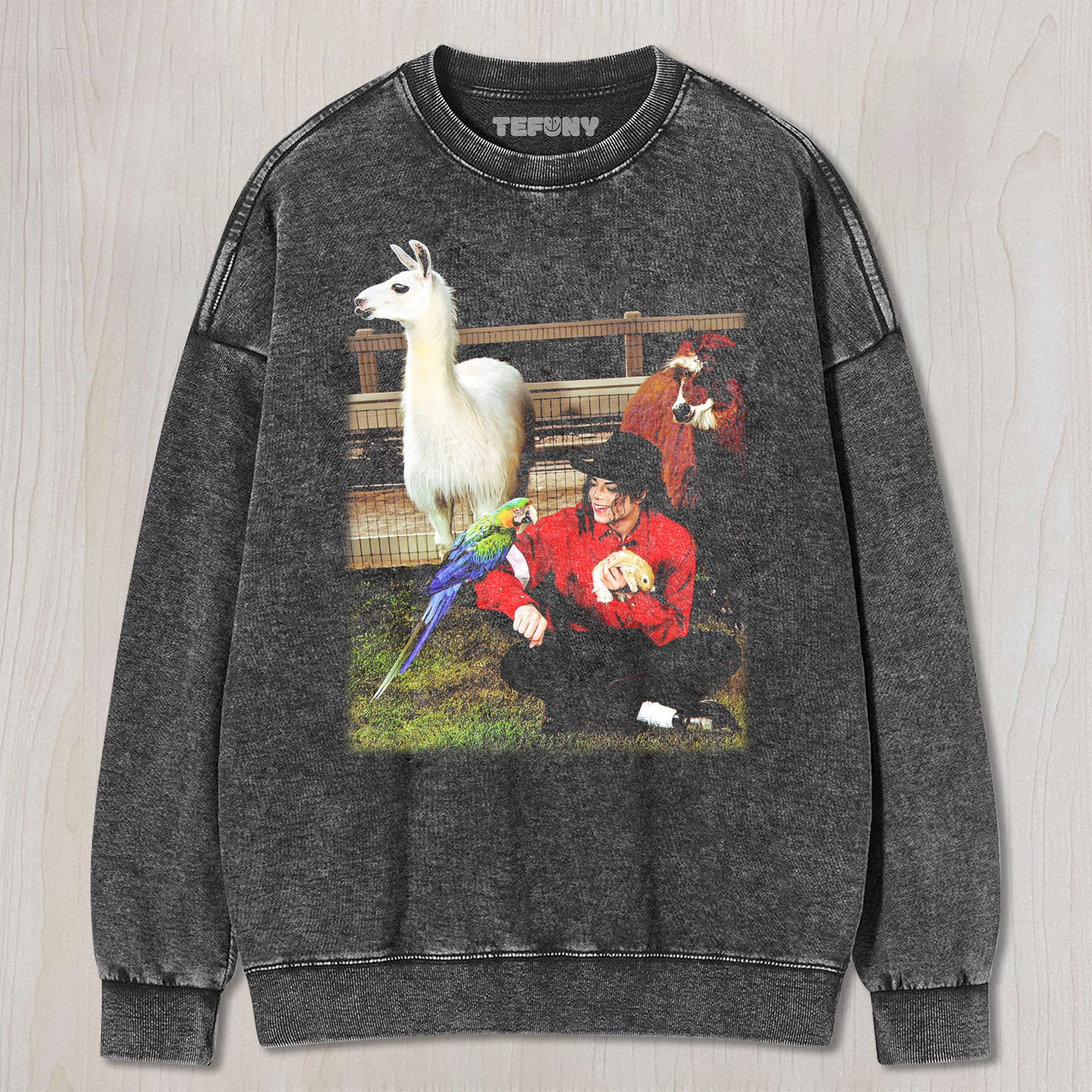 MJ & ANIMAL UNISEX TEE, TANK TOP, LAYERED LS, SWEATSHIRT & HOODIE