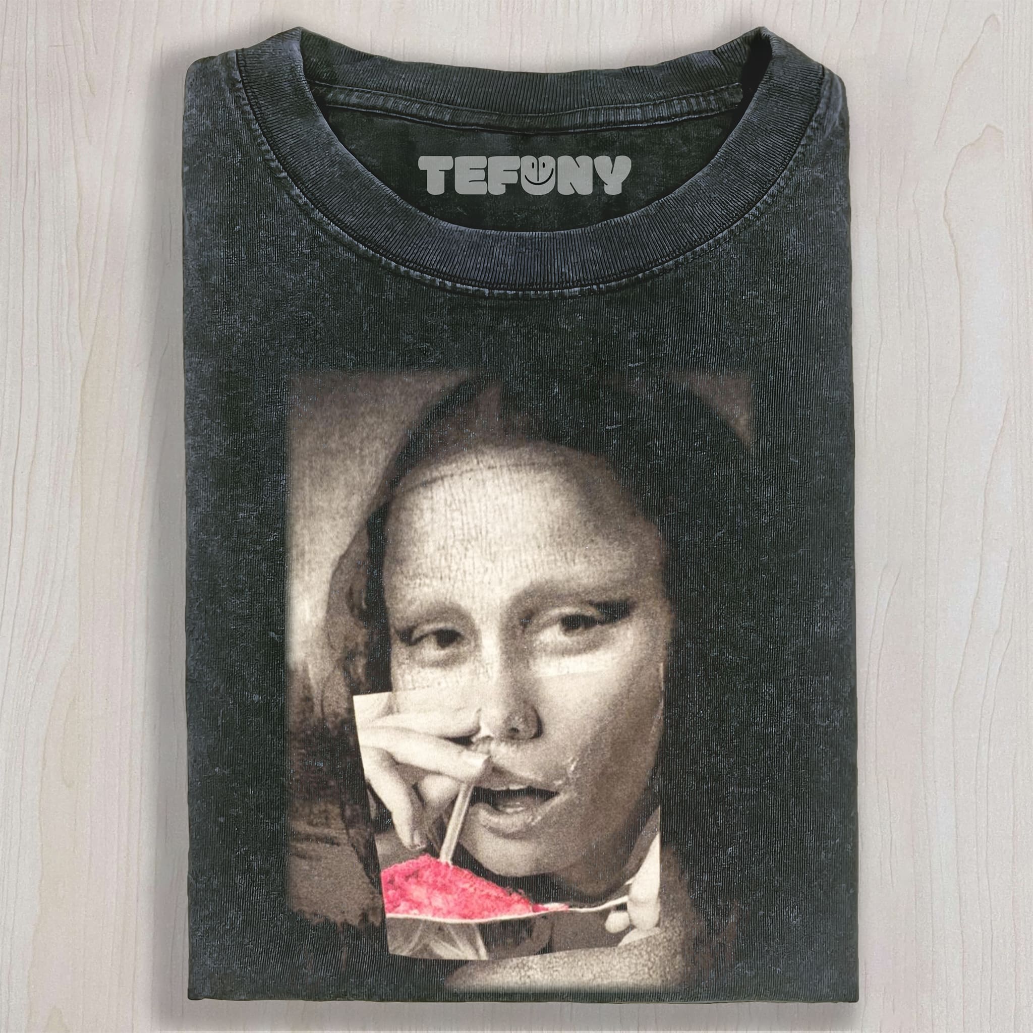 MONA LISA SUCKS UP POWDER UNISEX TEE, TANK TOP, LAYERED LS, SWEATSHIRT & HOODIE