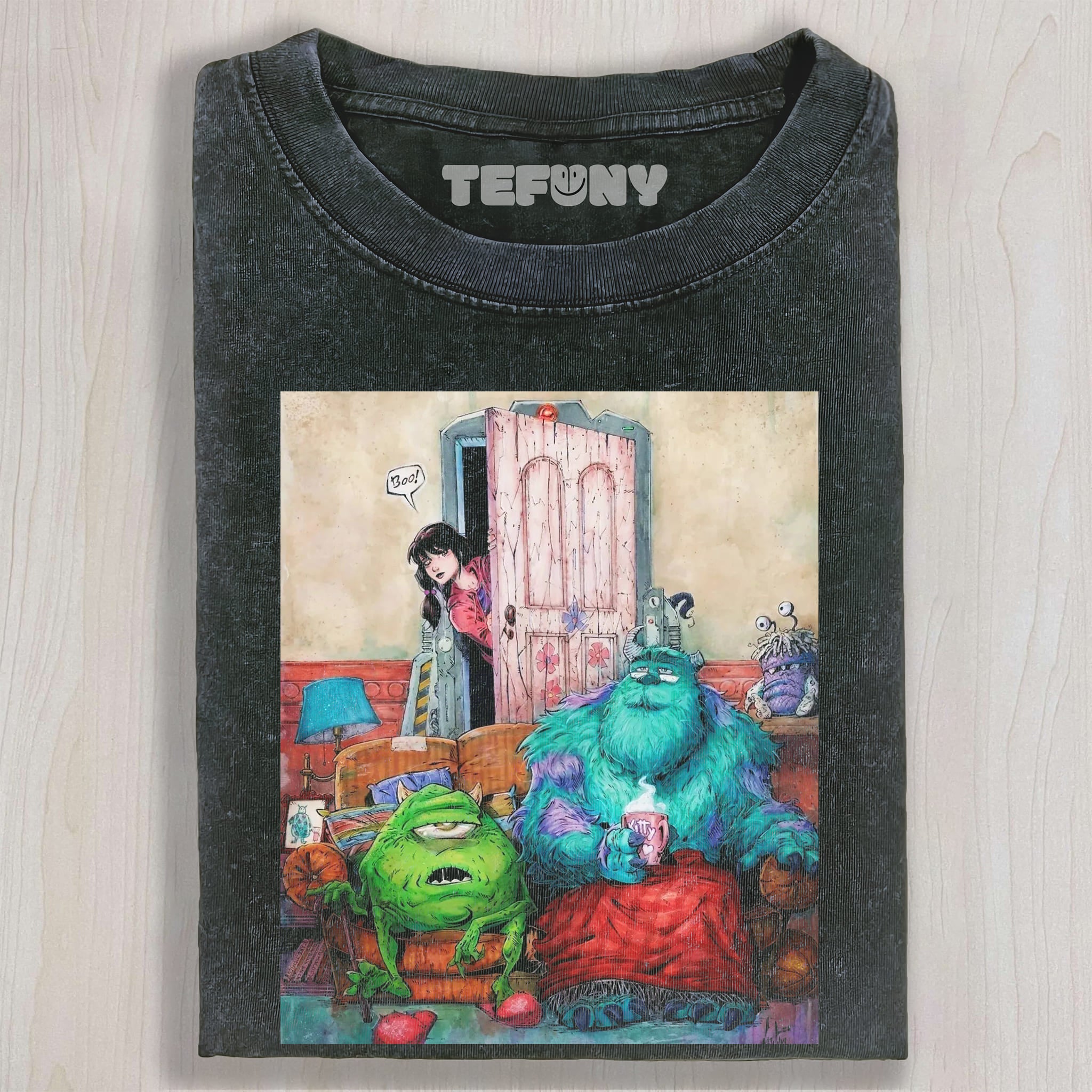 MONSTERS, INC. UNISEX TEE, TANK TOP, LAYERED LS, SWEATSHIRT & HOODIE