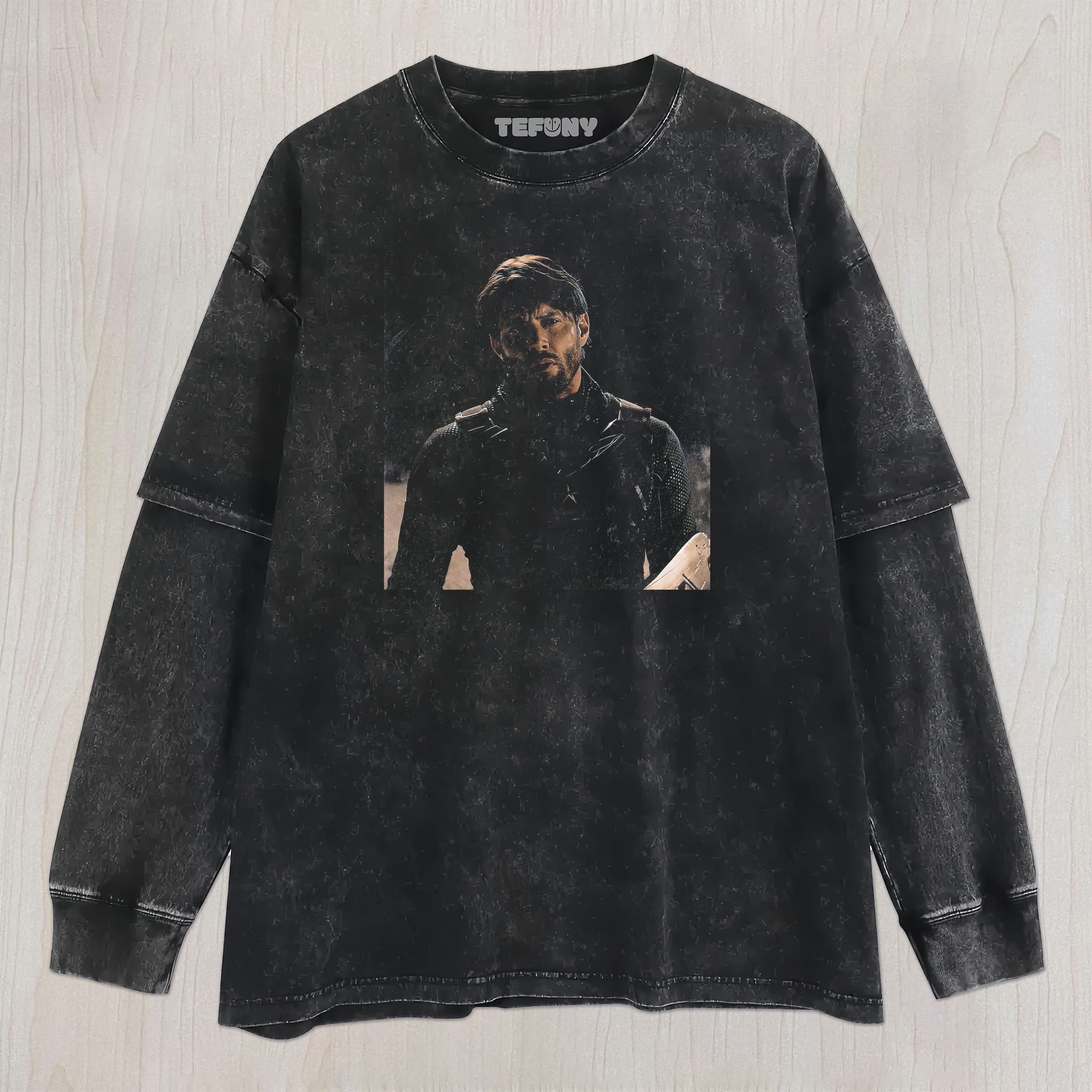 MOODY RETRO SUPER SOLDIER PRINT UNISEX TEE, TANK TOP, LAYERED LS, SWEATSHIRT & HOODIE