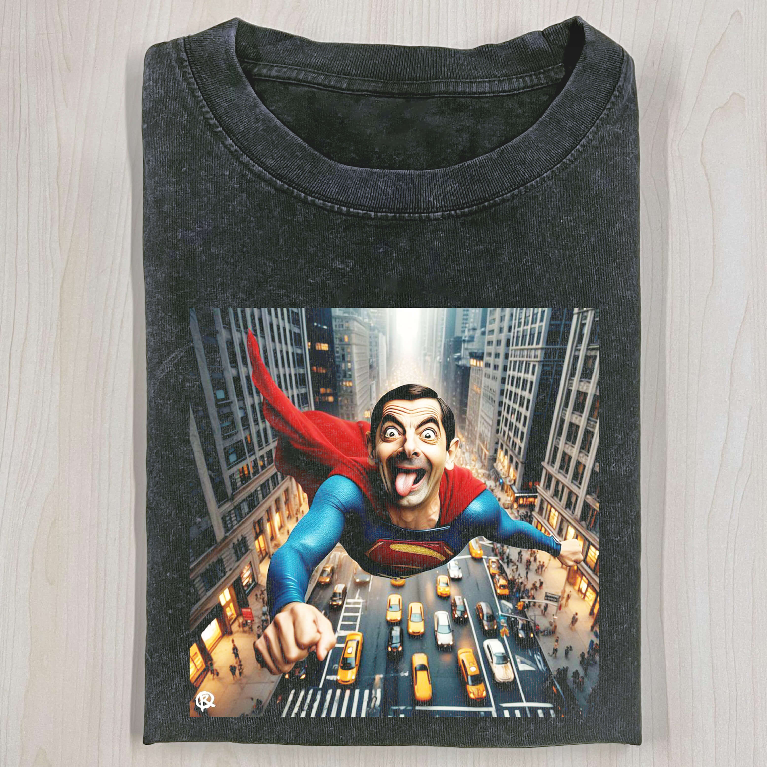 MR. BEAN WEARING SUPERMAN T-SHIRT V1