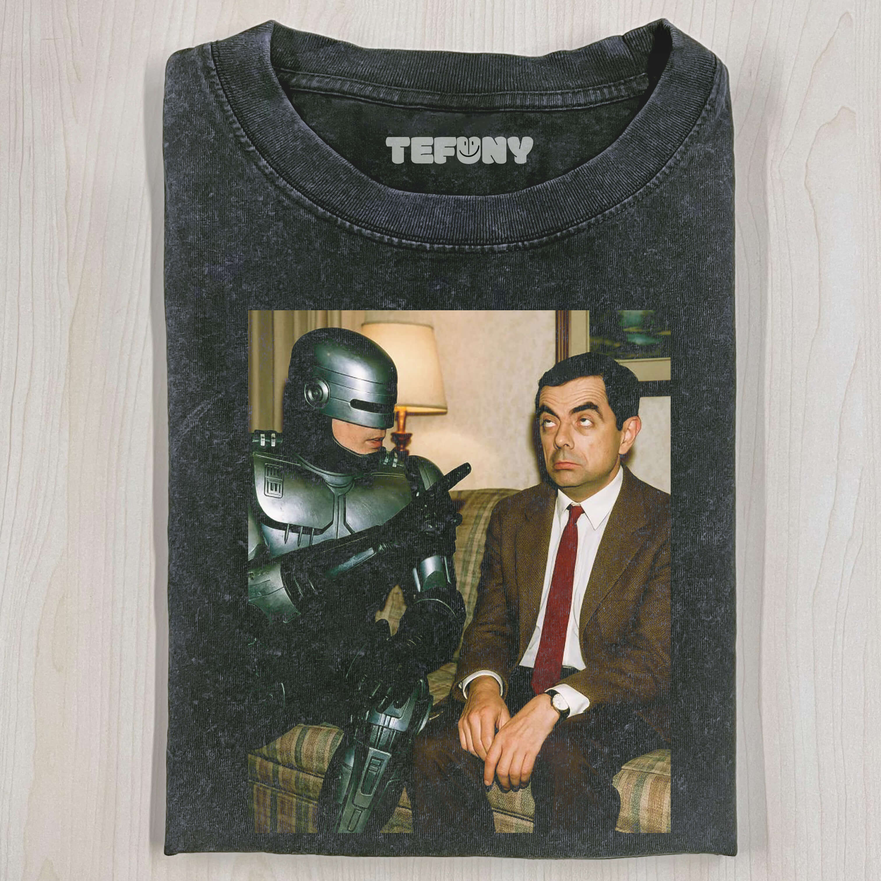 MR. BEAN & ROBOCOP T-SHIRT