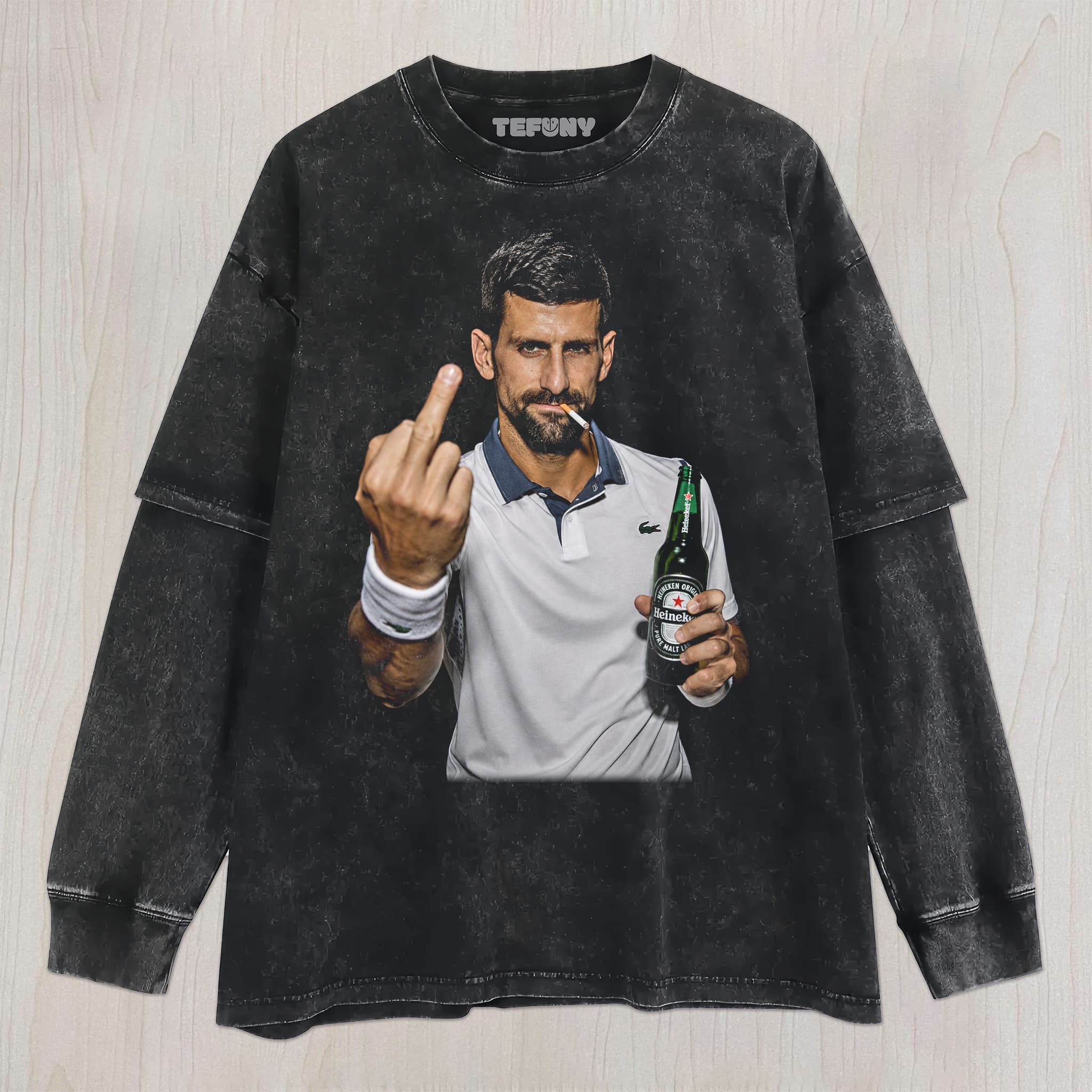 NOVAK DJOKOVIC V6 UNISEX TEE, TANK TOP, LAYERED LS, SWEATSHIRT & HOODIE