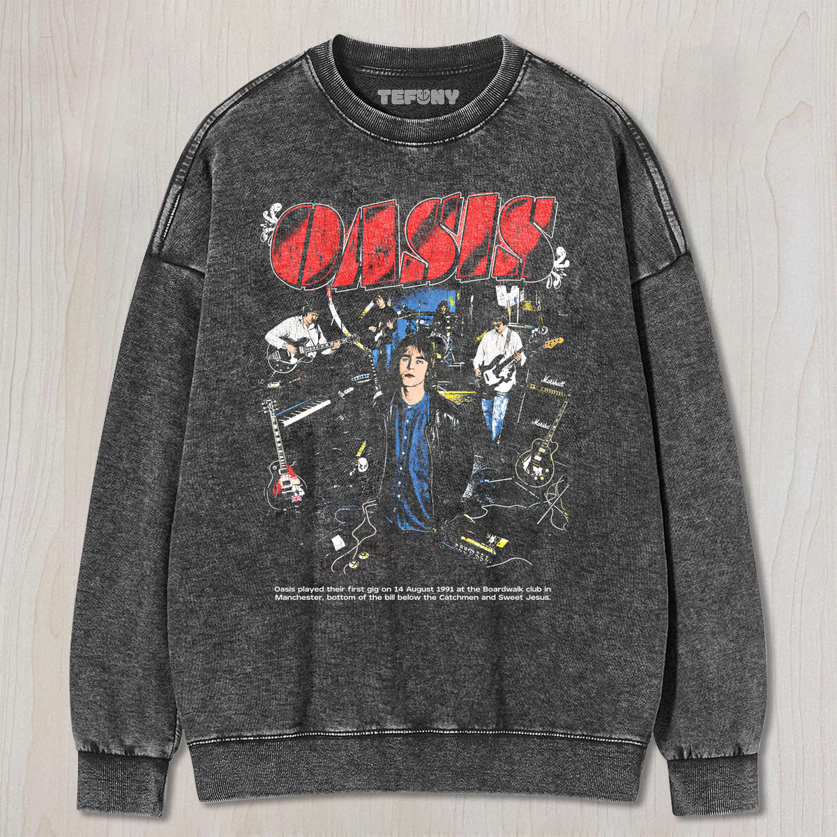 OASIS N UNISEX TEE, TANK TOP, LAYERED LS, SWEATSHIRT & HOODIE