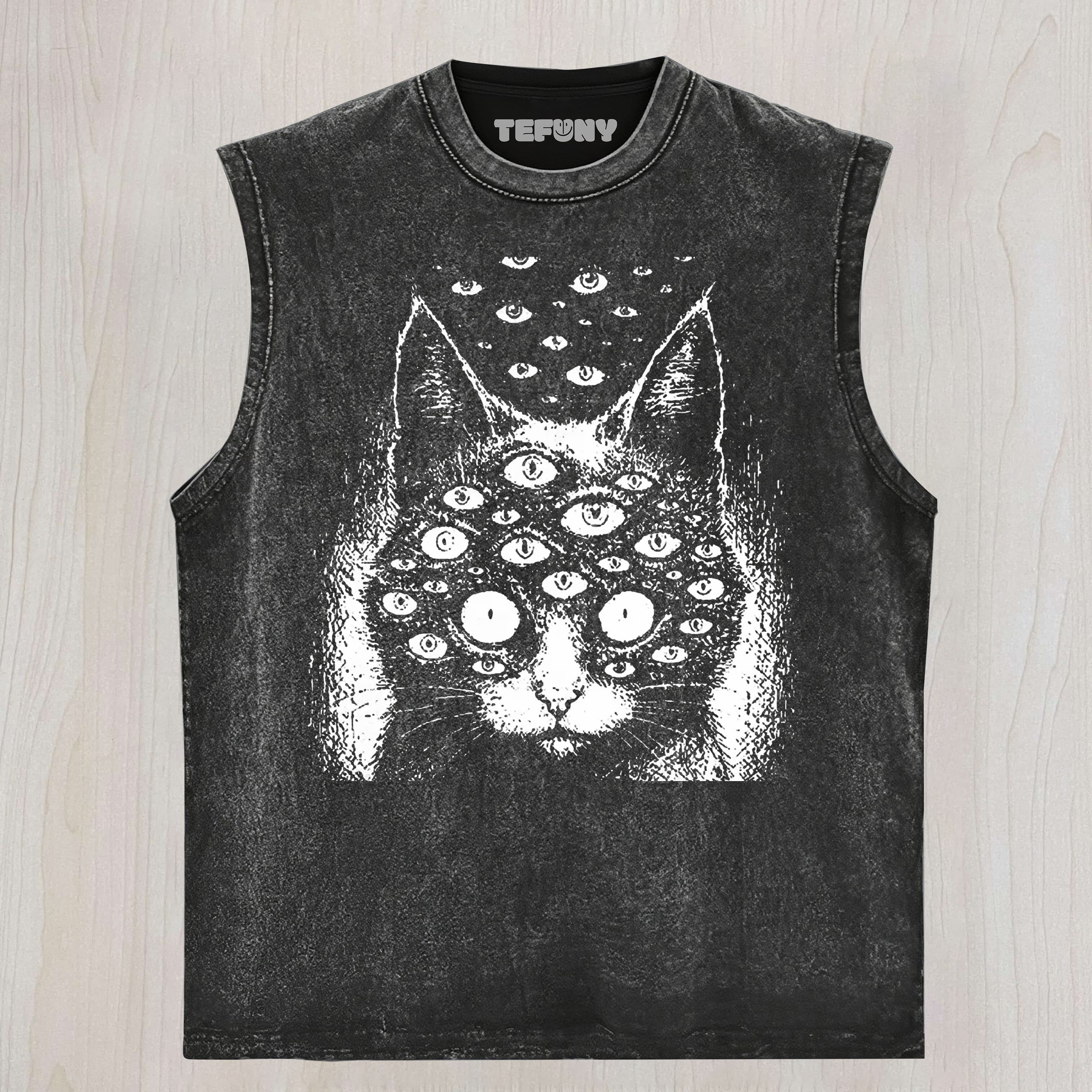 OCCULT CAT UNISEX TEE, TANK TOP, LAYERED LS, SWEATSHIRT & HOODIE