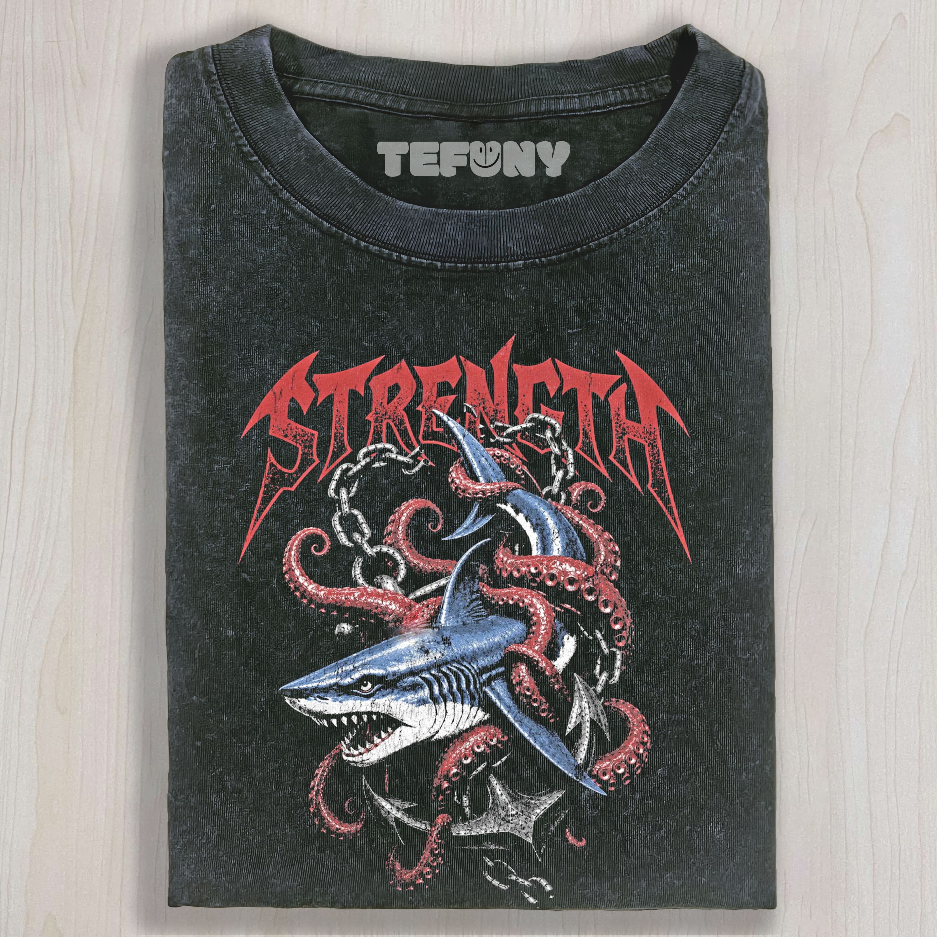 OCTOPUS VS SHARK UNISEX TEE, TANK TOP, LAYERED LS, SWEATSHIRT & HOODIE
