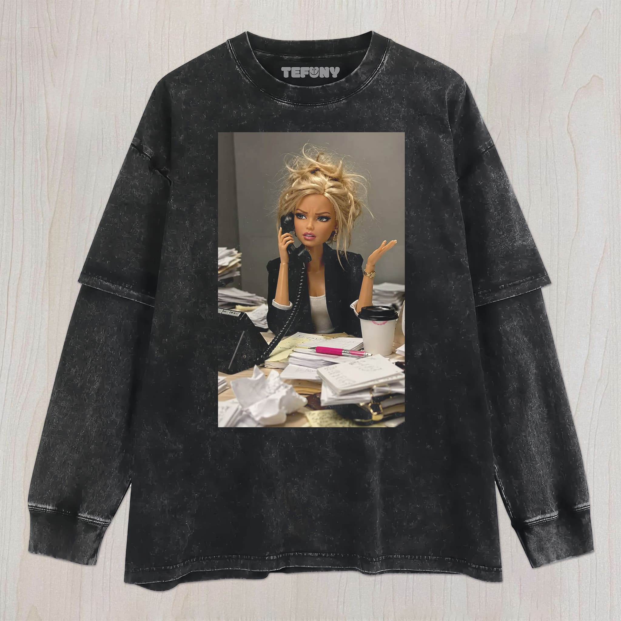 OFFICE BARBIE V8 UNISEX TEE, TANK TOP, LAYERED LS, SWEATSHIRT & HOODIE