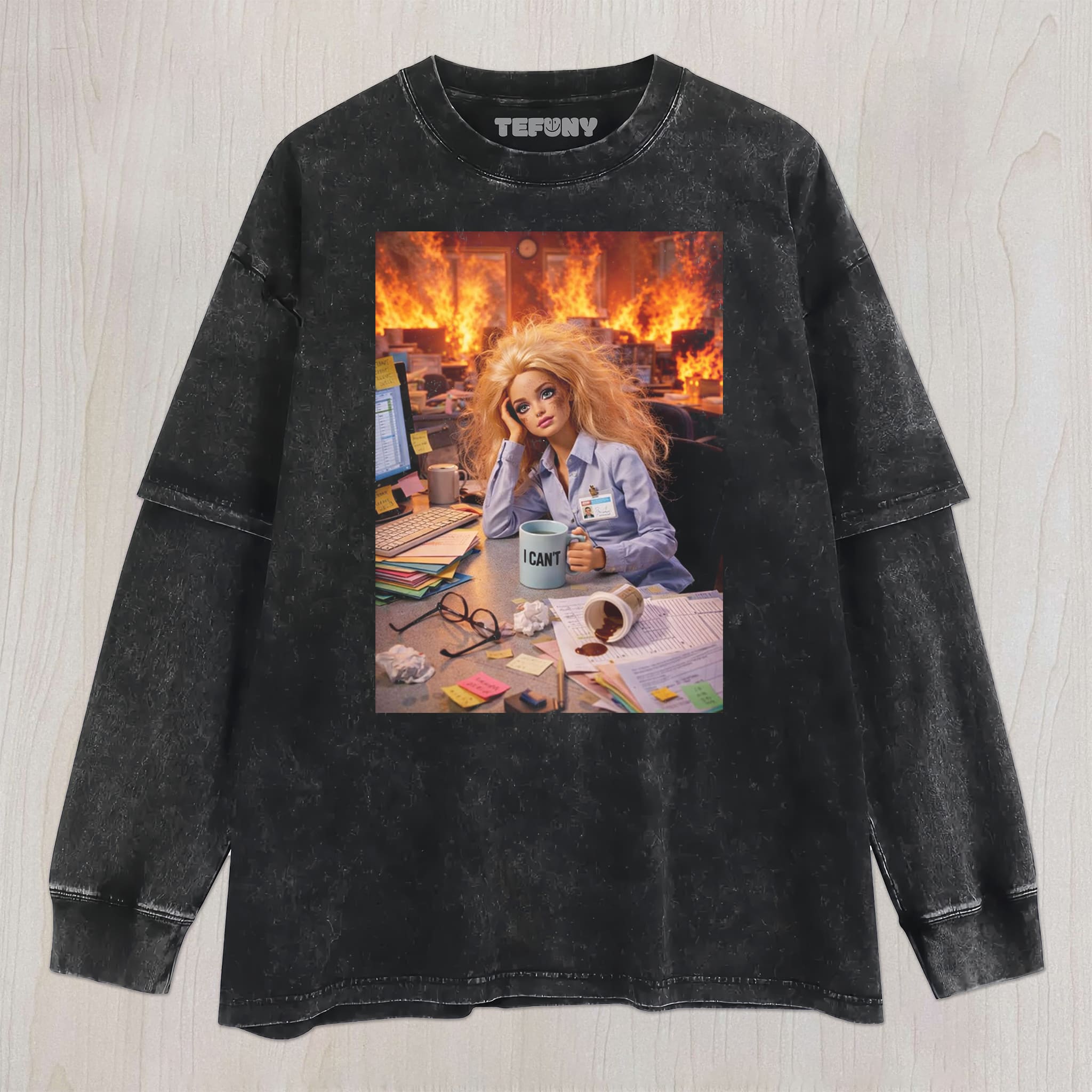 OFFICE BARBIE V9 UNISEX TEE, TANK TOP, LAYERED LS, SWEATSHIRT & HOODIE