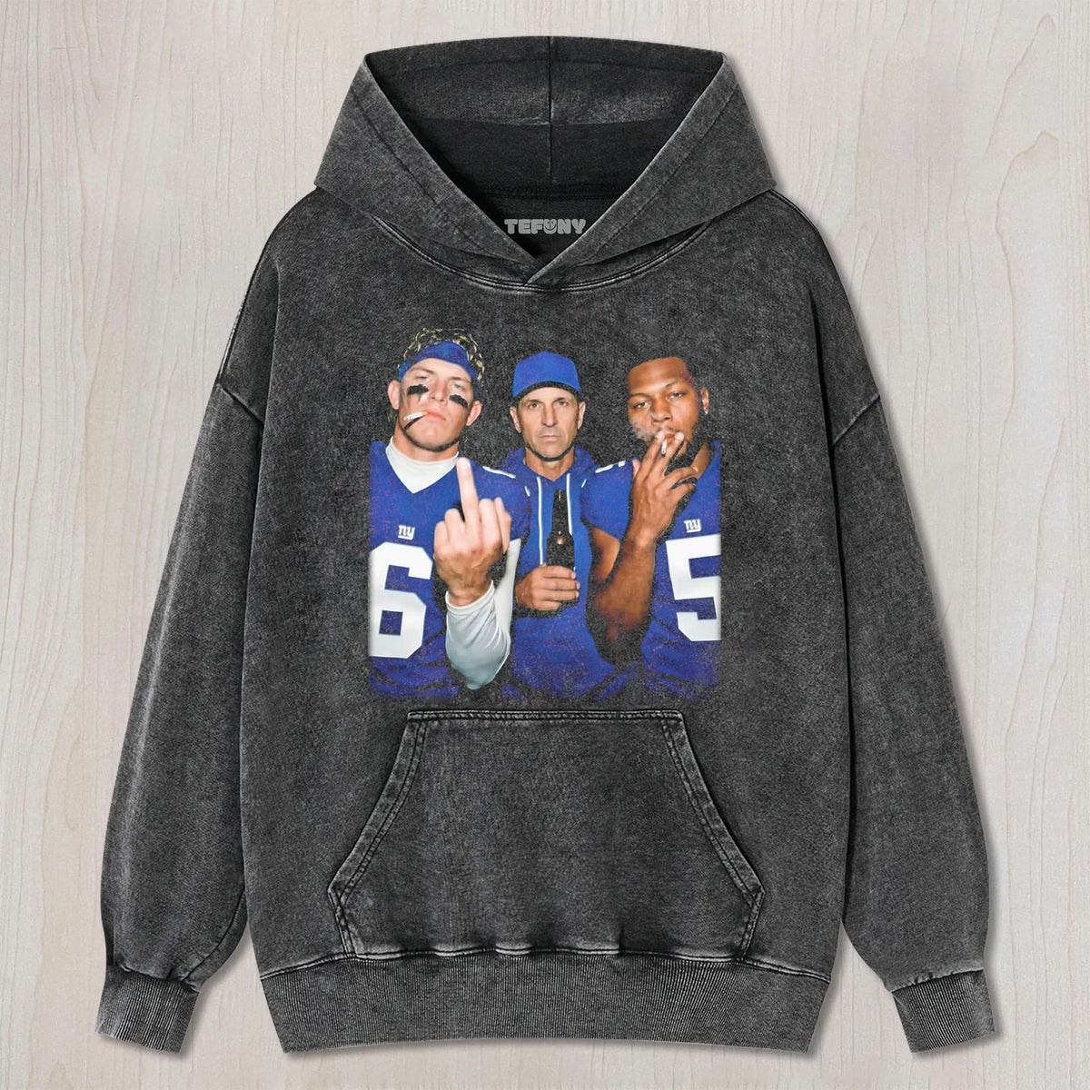 OHN HARBAUGH & JD6 & KT5 GIANTS FOOTBALL TEE UNISEX TEE, TANK TOP, LAYERED LS, SWEATSHIRT & HOODIE