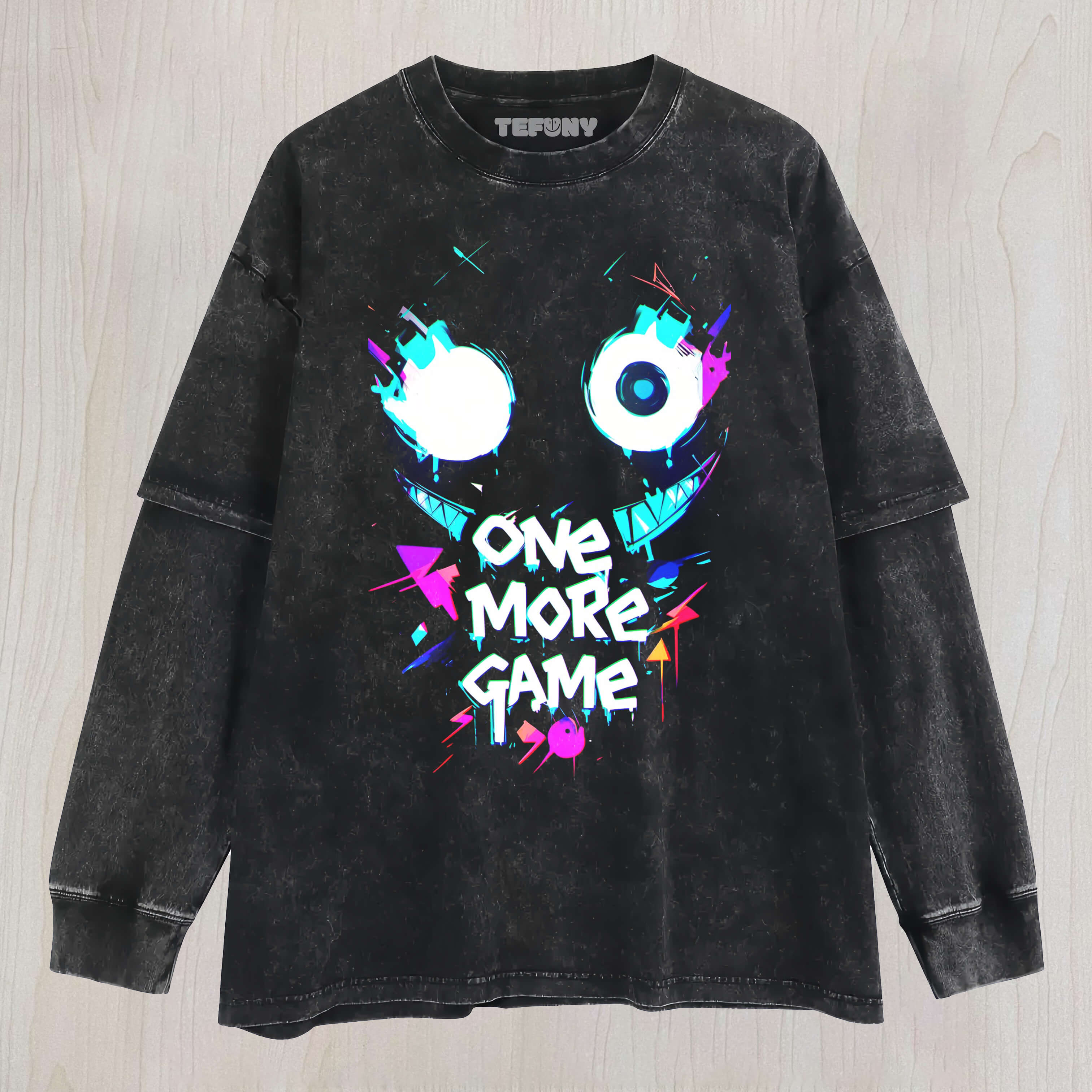 ONE MORE GAME LAYERED LONG SLEEVE