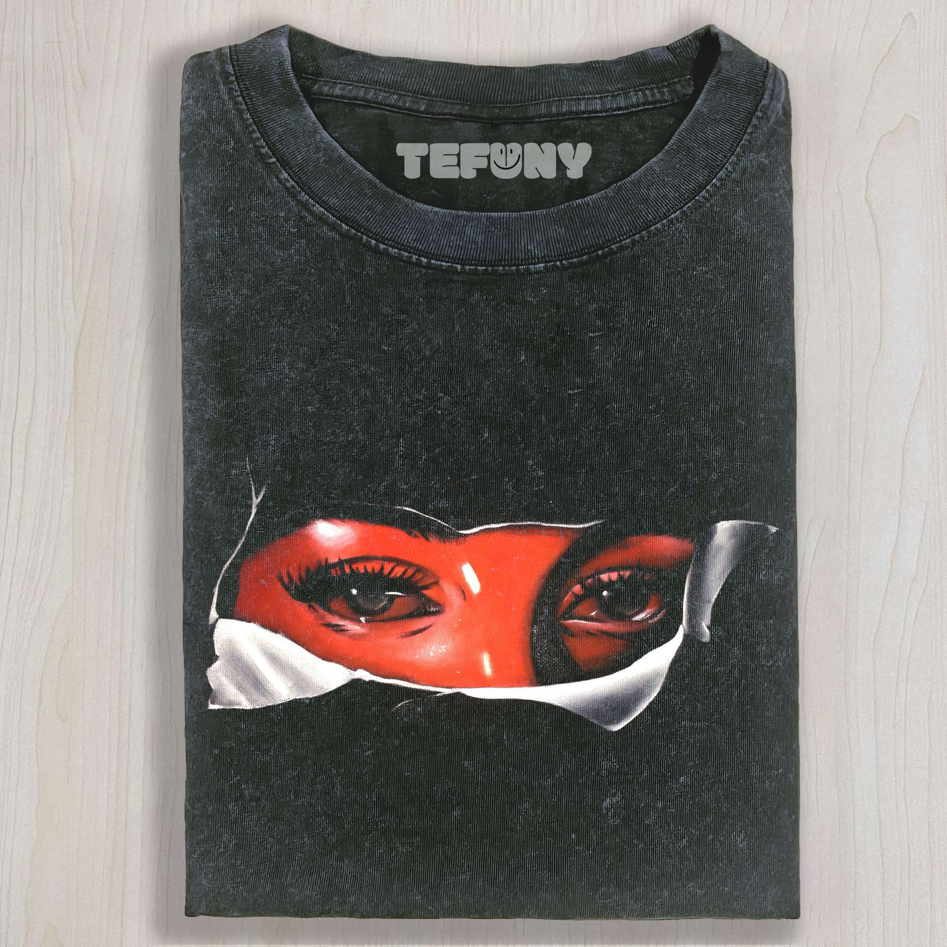 ONLY A PAIR OF EYES ARE EXPOSED T-SHIRT