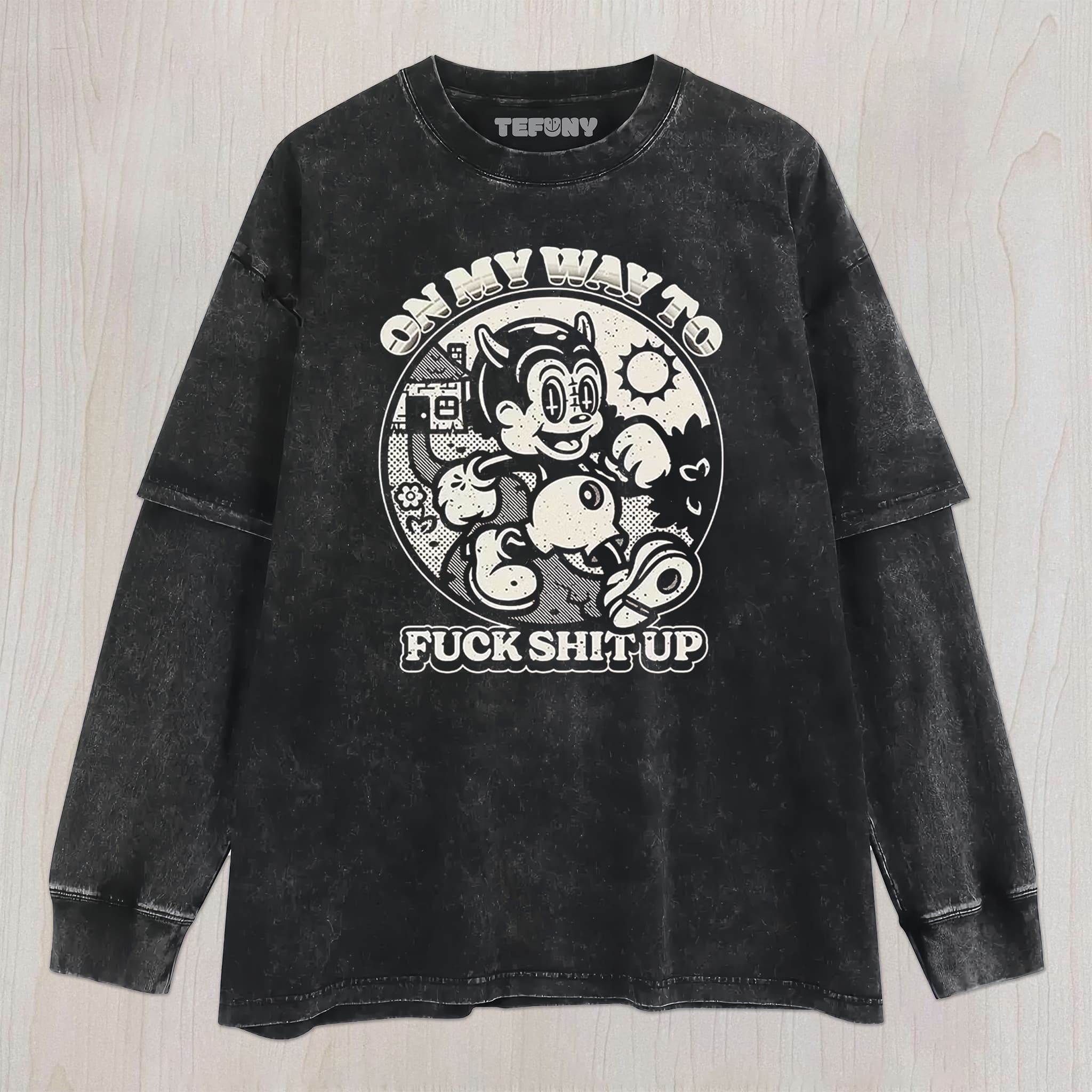 ON MY WAY TO F S UP UNISEX TEE, TANK TOP, LAYERED LS, SWEATSHIRT & HOODIE
