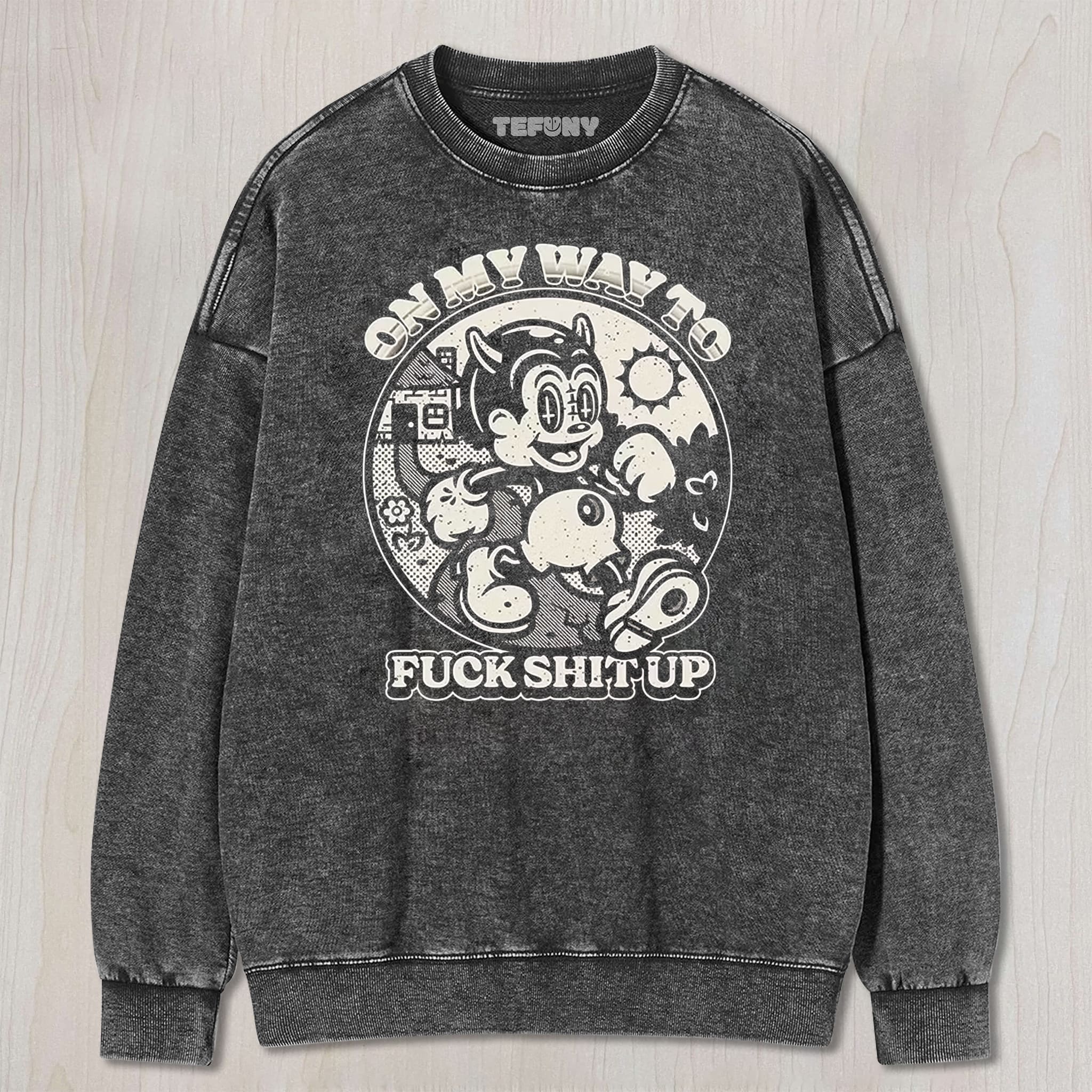 ON MY WAY TO F S UP UNISEX TEE, TANK TOP, LAYERED LS, SWEATSHIRT & HOODIE