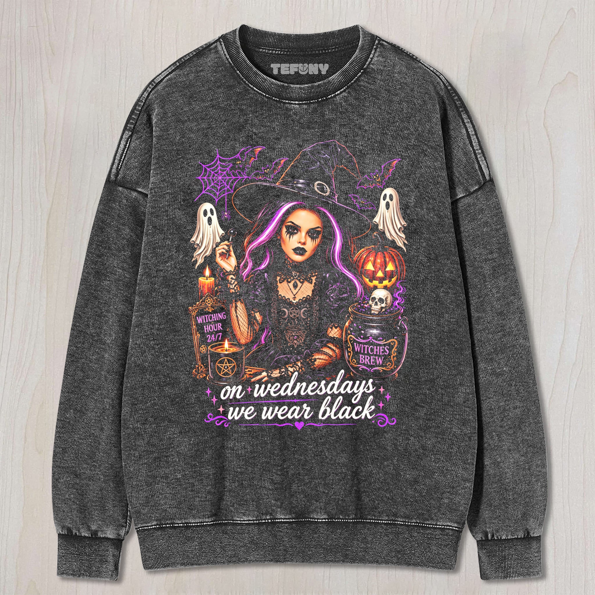 ON WEDNESDAYS WE WEAR BLACK UNISEX TEE, TANK TOP, LAYERED LS, SWEATSHIRT & HOODIE